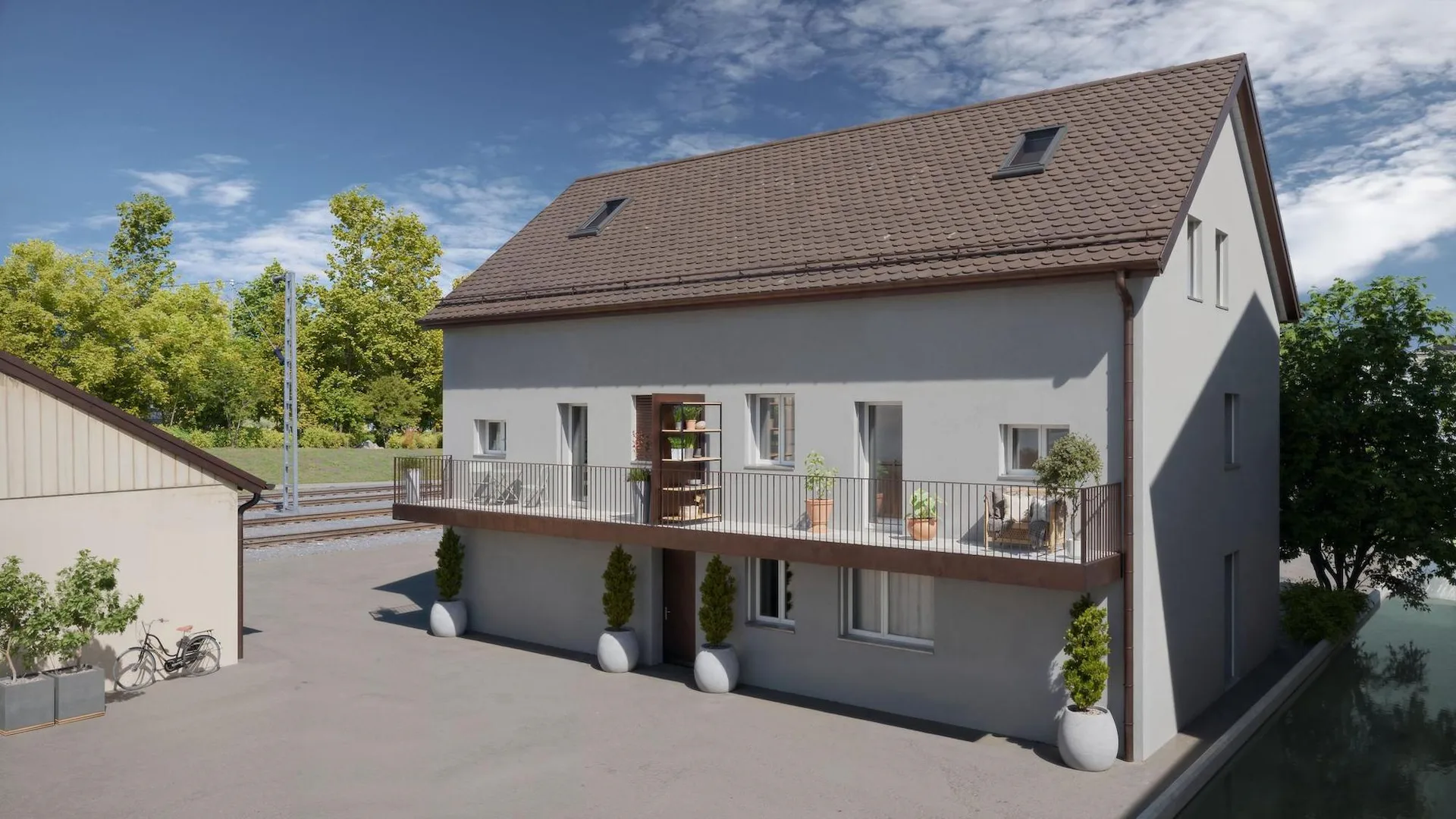 Selten auf dem Markt: 2,5-Zimmer-Neubau zwei Schritte vom Bahnhof entfernt!