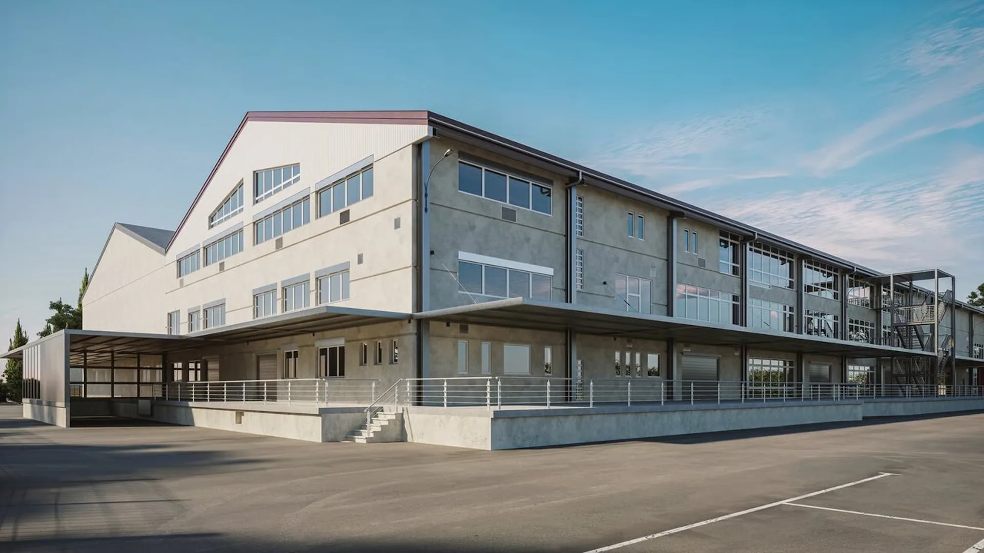 Lagerhalle von 2200 m² zur Miete - Onnens