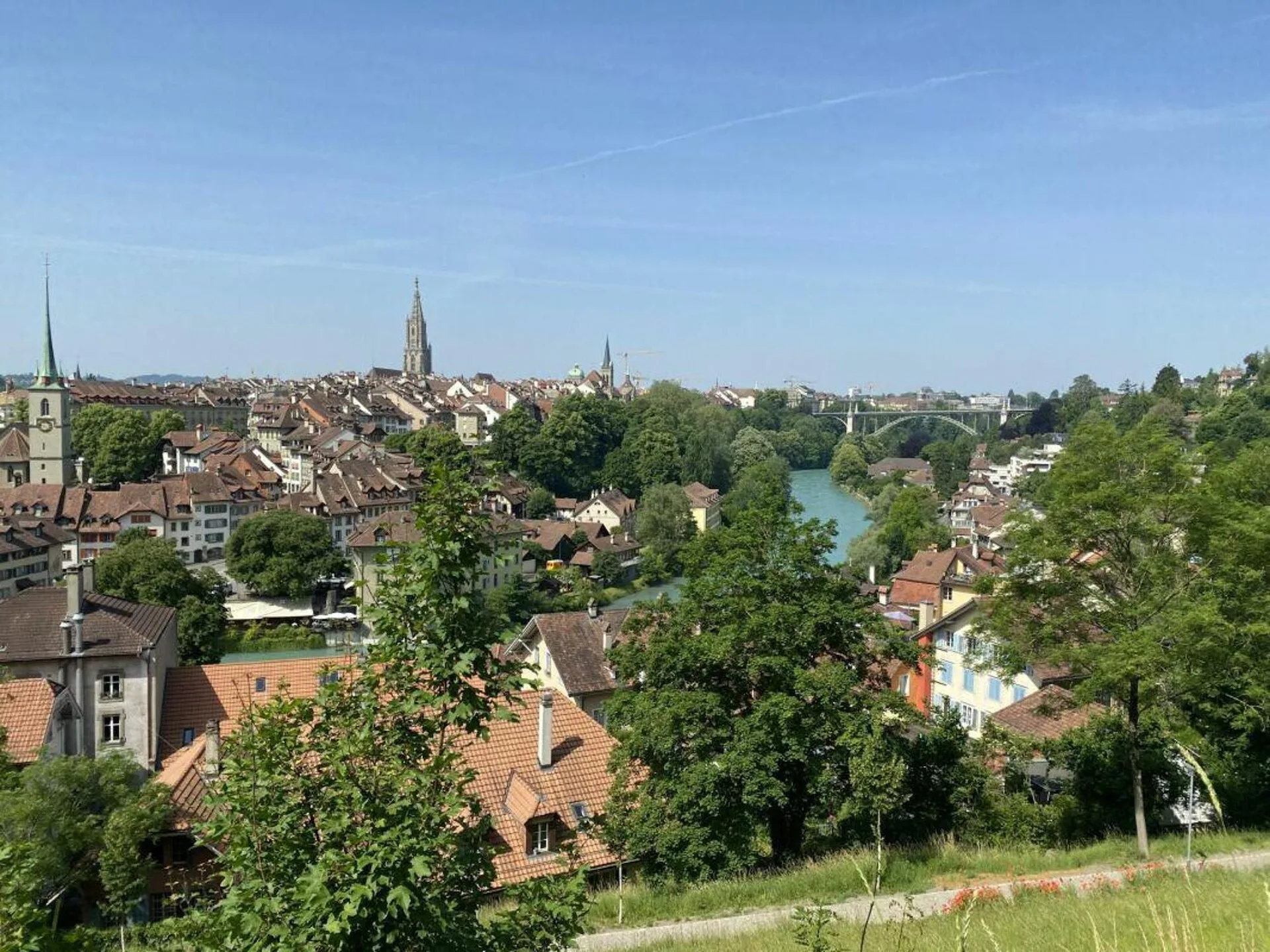 Schöner Wohnen mit Blick auf die Aare und die Berner Altstadt