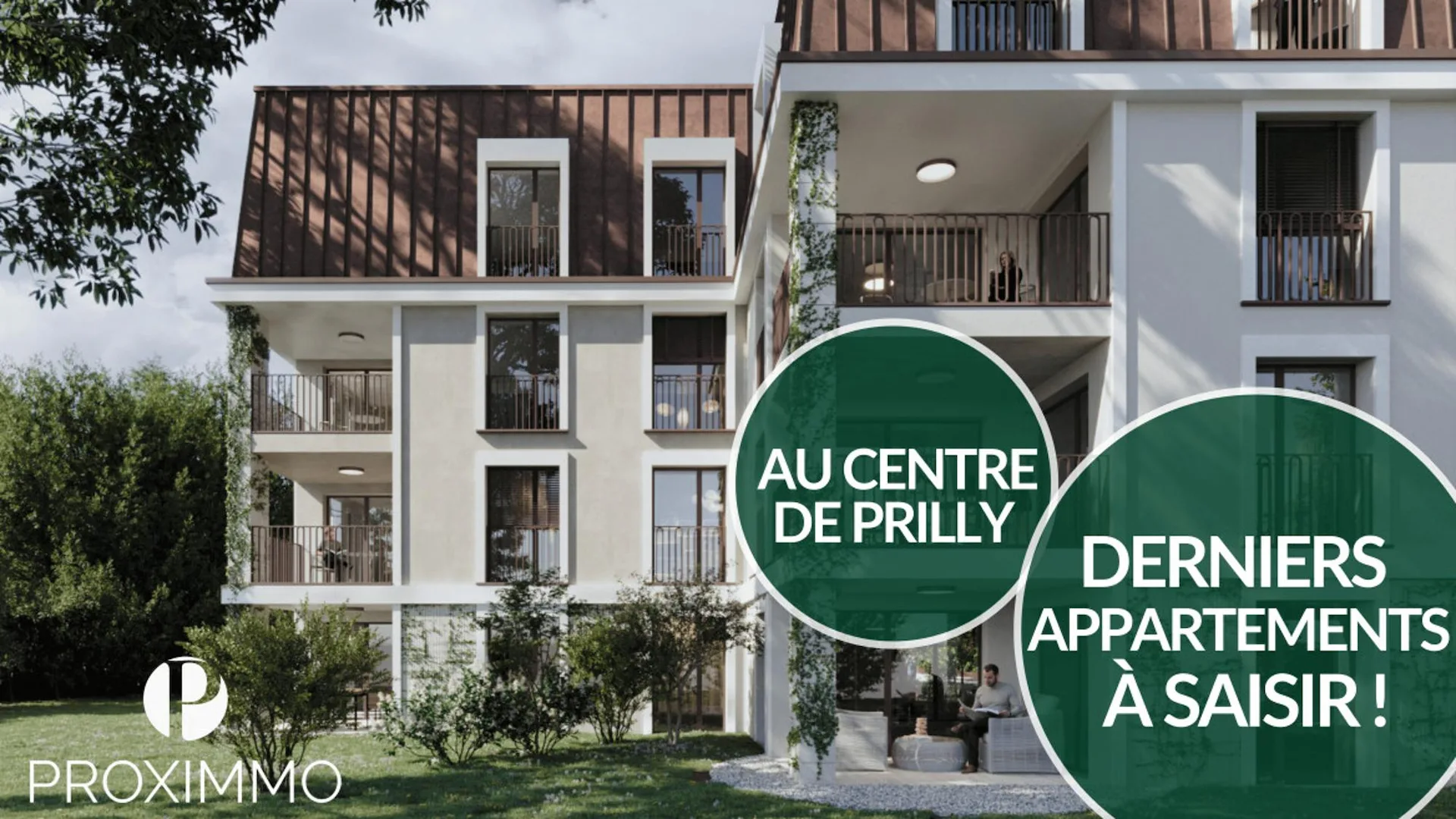 PLUS QUE 5 LOTS DISPONIBLES - Prilly Buissonnière - 4,5 PIECES 1ER ETAGE