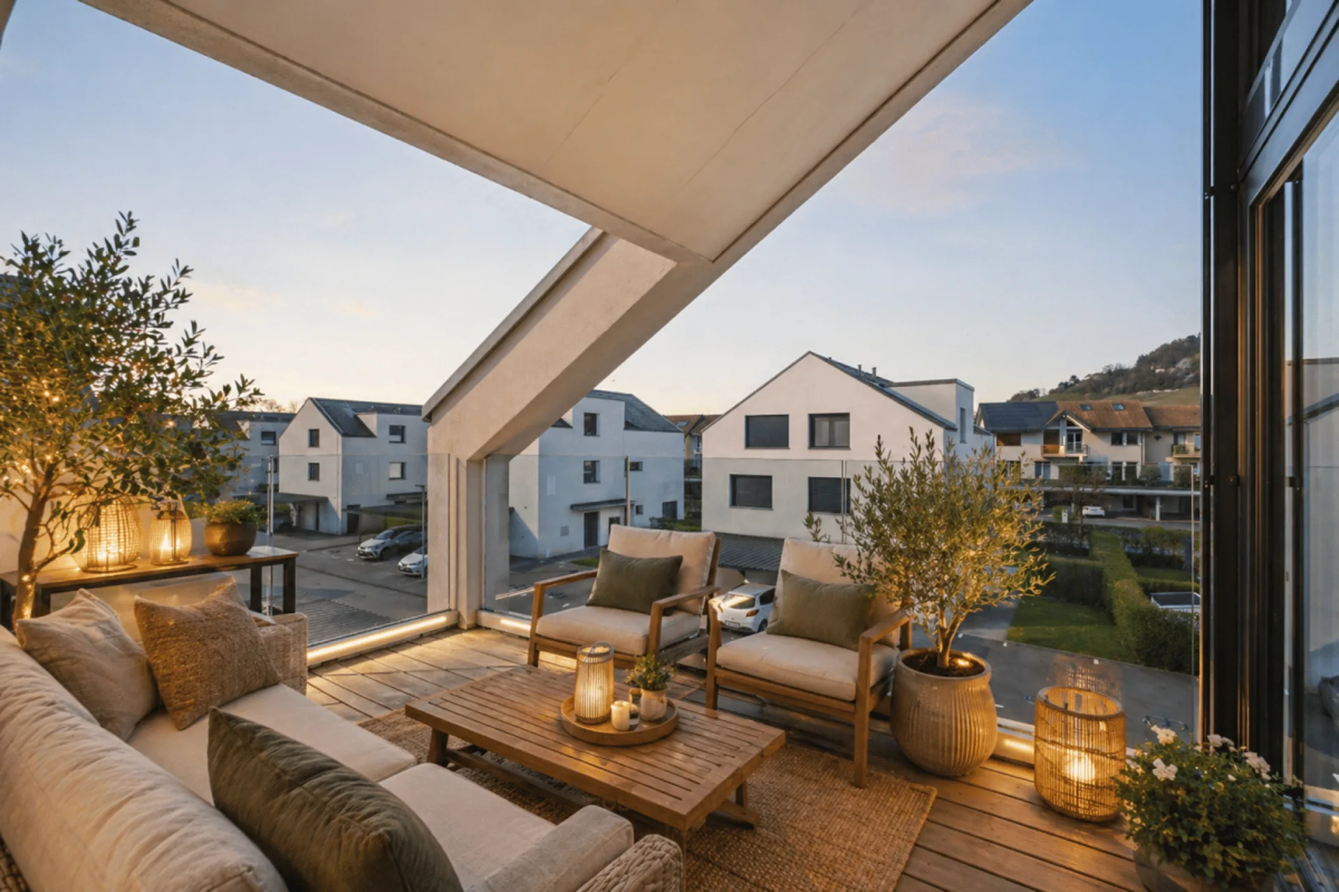 Dachgeschoss von 97m2 mit Balkon und Garten in Sugiez