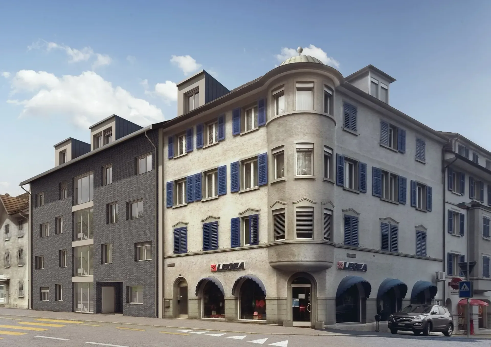 Grosszügige 2 1/2-Zimmer-Dachwohnung mit Balkon