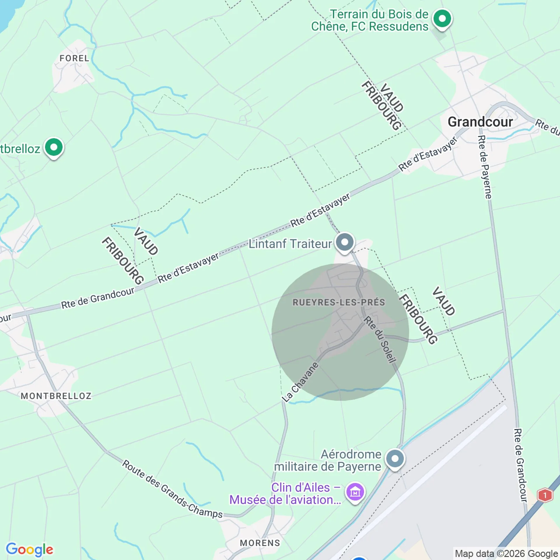 Wohnung mit 3.5 Zimmern und privatem Garten in Rueyres-les-Prés