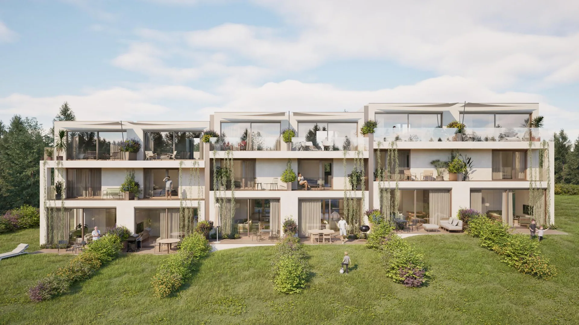 Projet résidentiel de six villas à Versoix