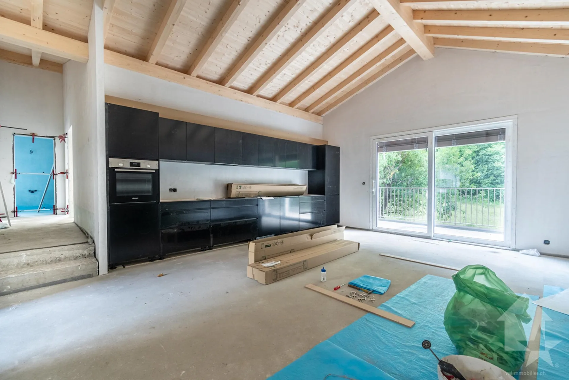 Epinassey, 5,5-Zimmer-Dachgeschosswohnung