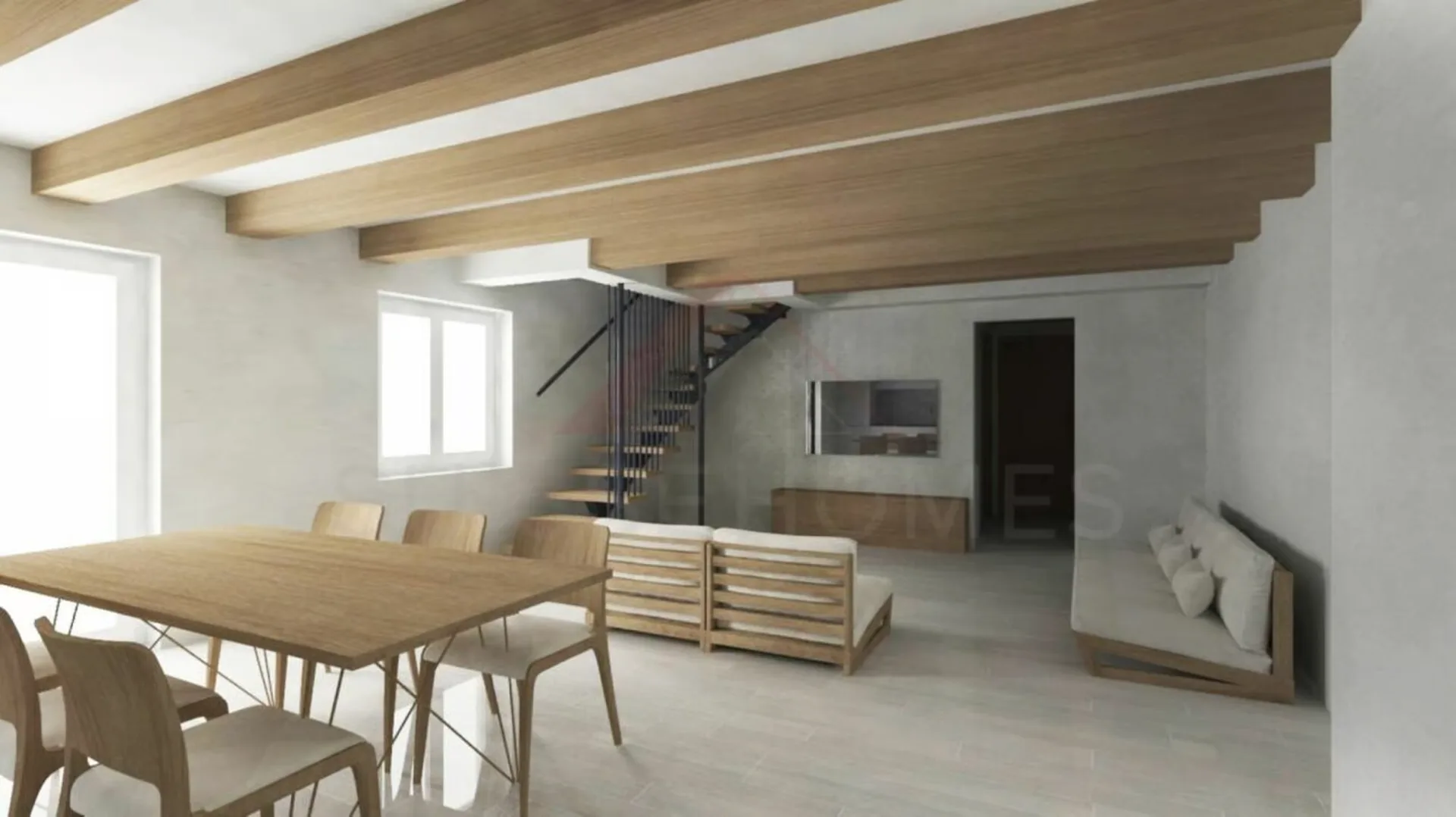 Maison multifamiliale avec 3 appartements rénovés et beau potentiel locatif à Courrendlin