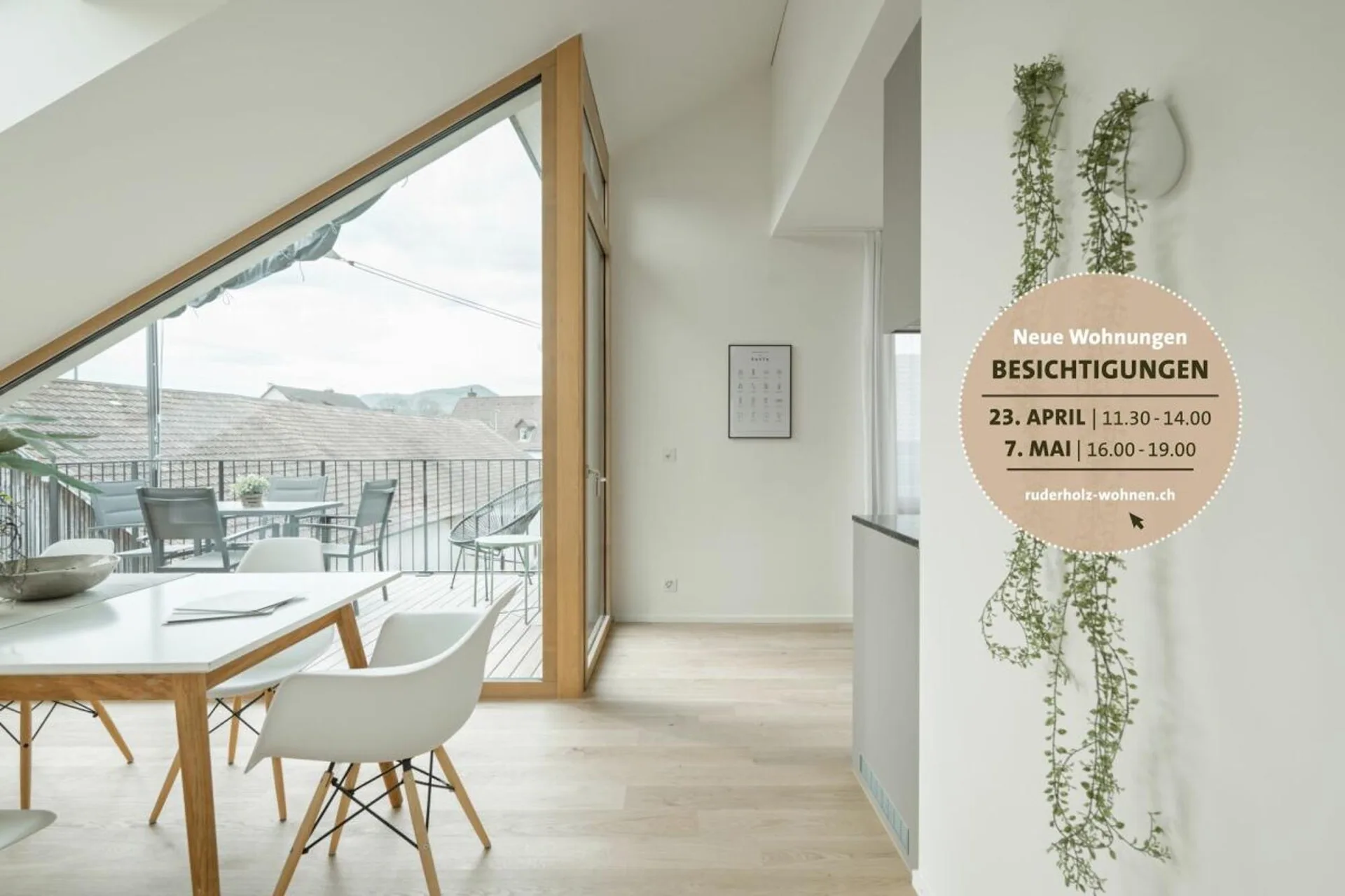 Stilvolle 3.5-Zimmer Dachwohnungen mit Galerie in Augst BL