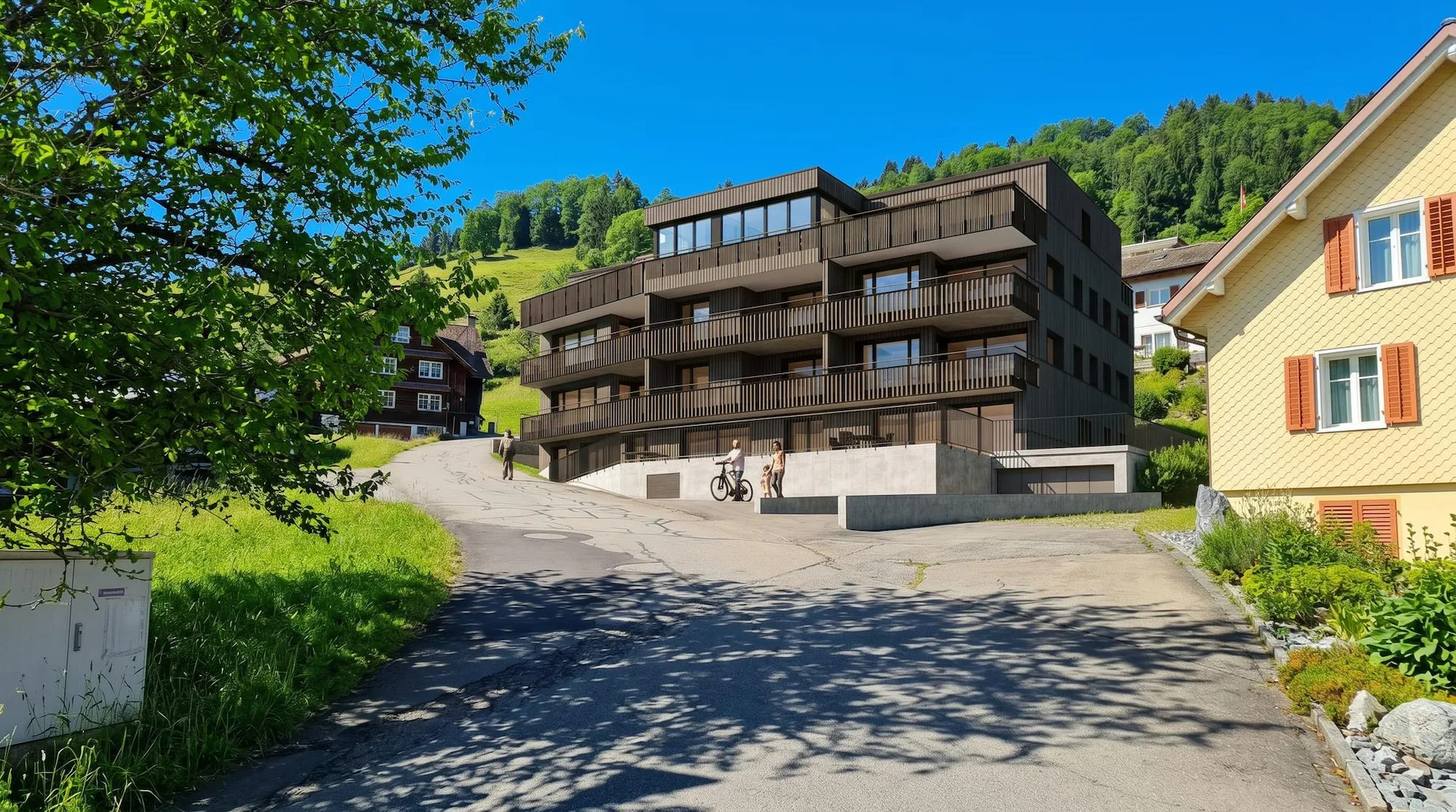 5.5-Zimmer-Gartenwohnung mit Seeblick in Euthal - kaufen