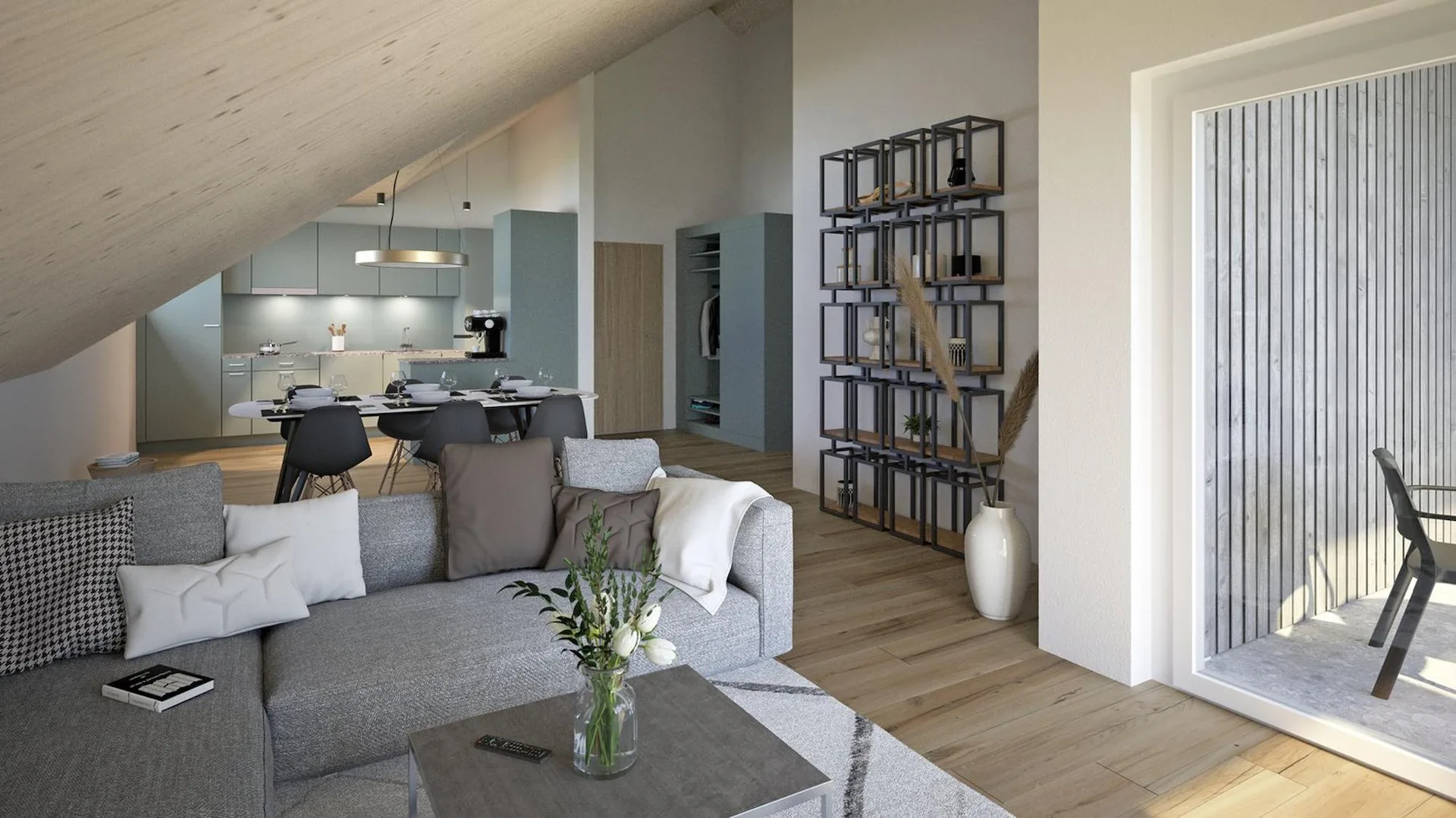 Diverse Neubau 3½-Zimmer-Dachwohnungen in Stüsslingen