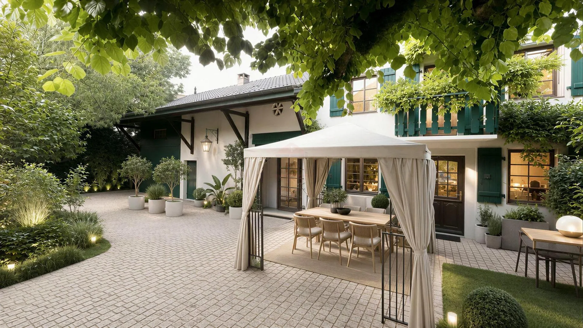 Authentique demeure villageoise de 8,5 pièces avec jardin arboré