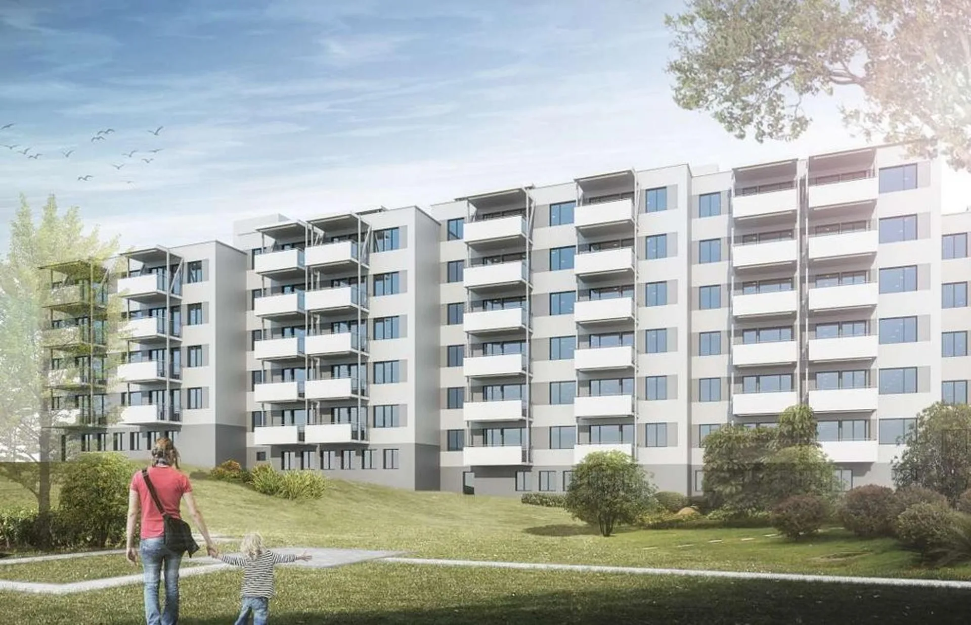 1 Monat gratis wohnen und 1 Jahr gratis Parkplatz!