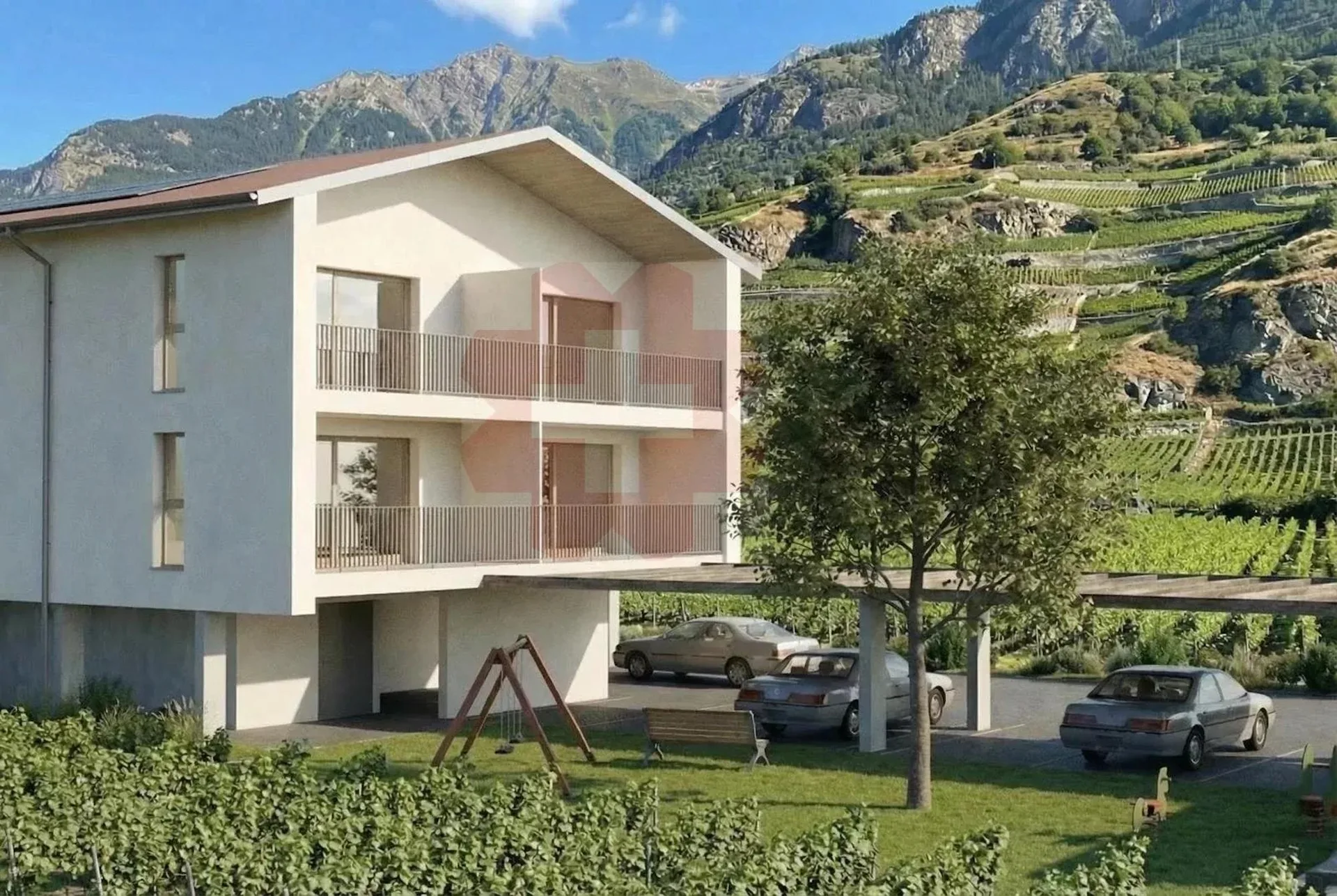 Modern 3.5-Room Apartment in Charrat, Switzerland