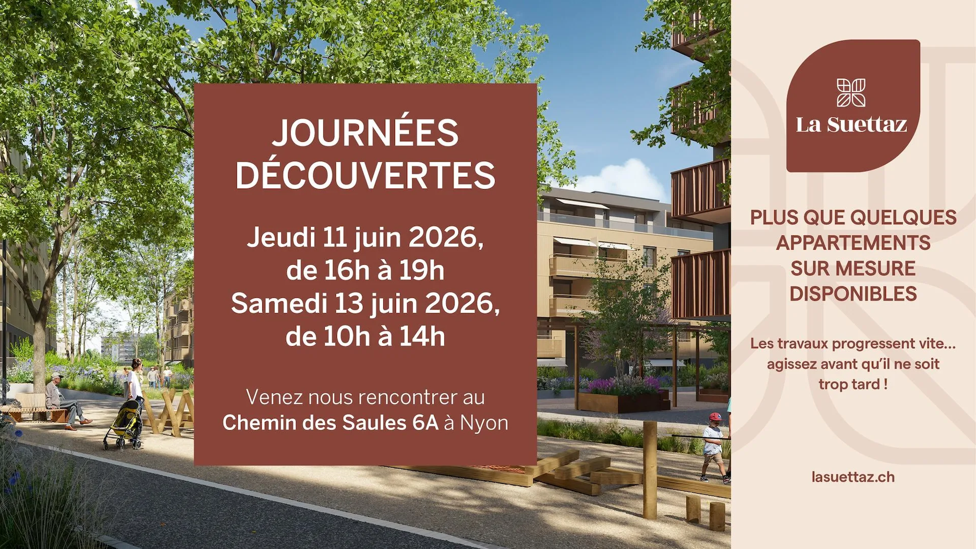 Attique contemporain de 4.5 pièces avec 2 grandes terrasses totalisant