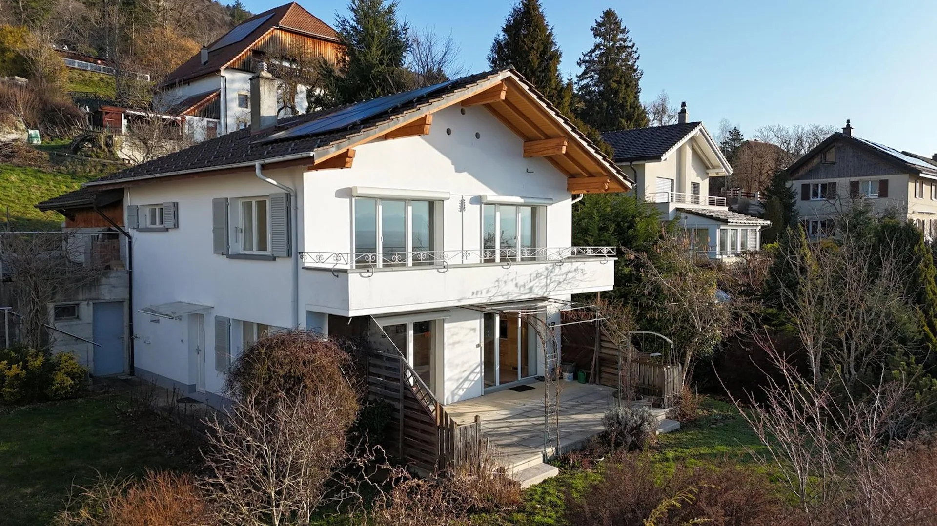 Geräumige 3,5-Zimmer-Villa mit atemberaubendem Blick in Villars-Burquin