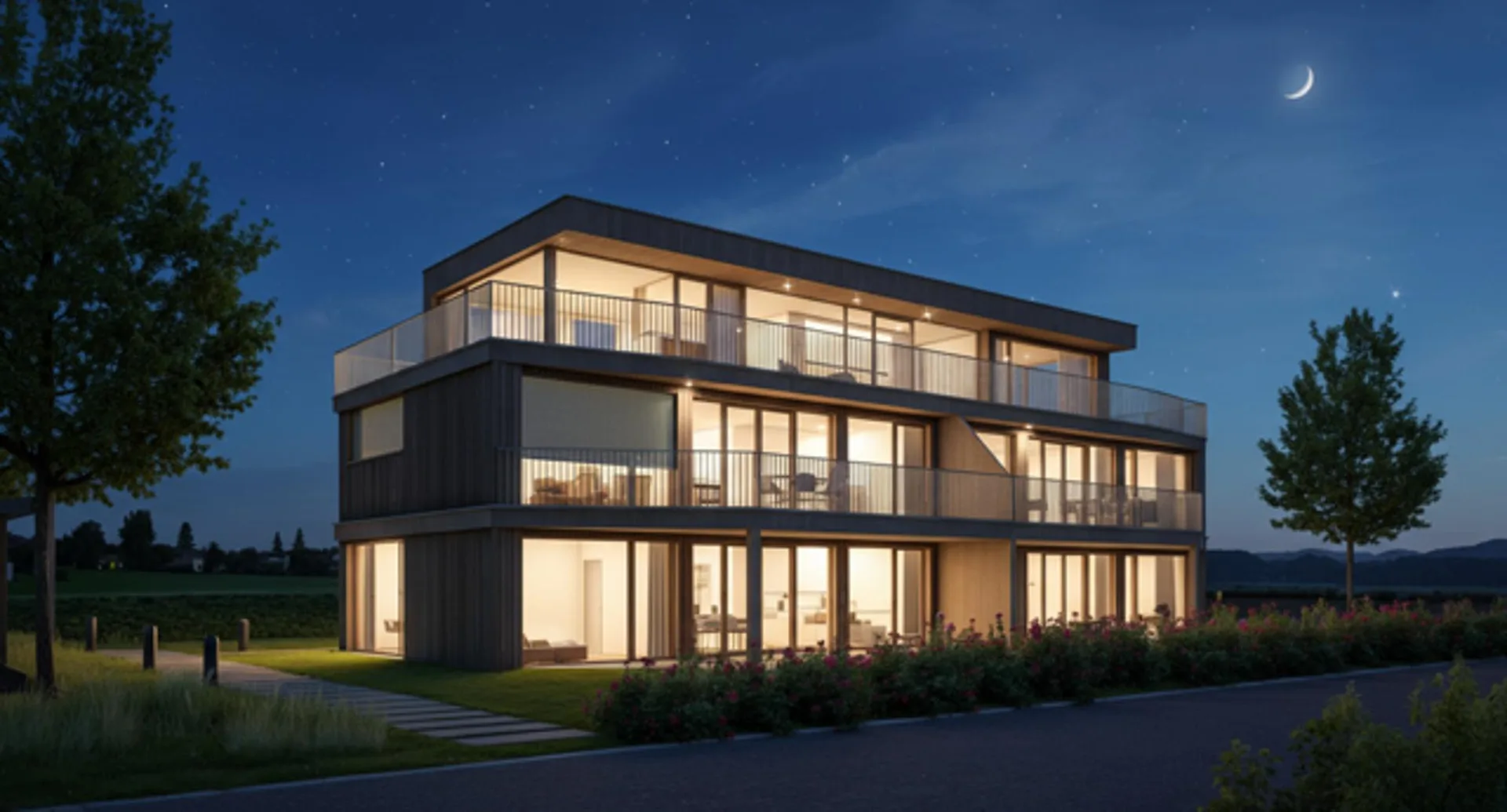 Neubau Attikawohnung - Ihr neuer Wohntraum in Halten am Bach!