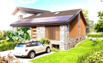 Maison de charme neuve avec jardin, parkings et belle vue