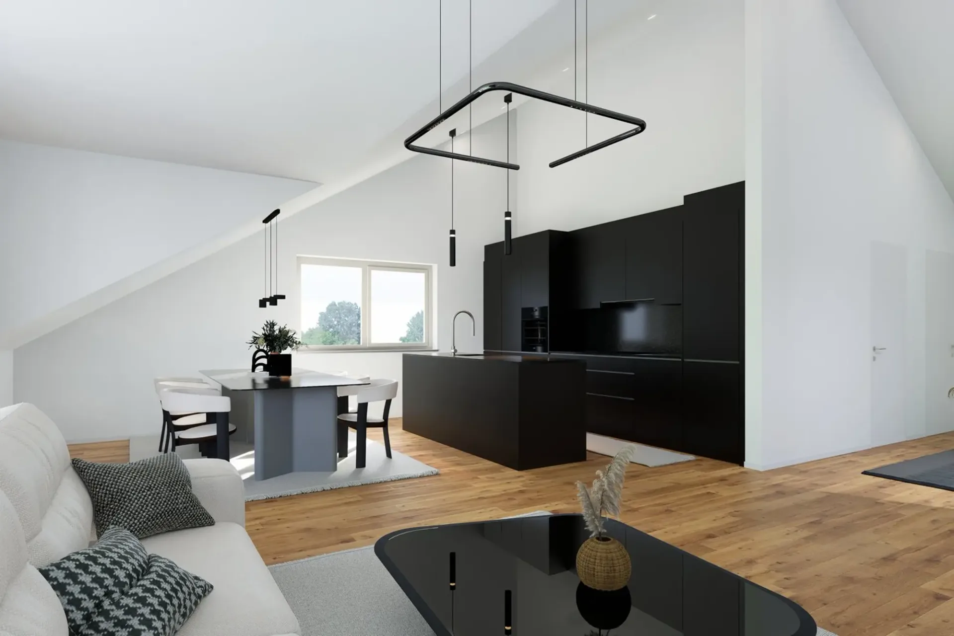 4.5-Zimmer-Dachwohnung im Eigentumsstandard - Erstbezug