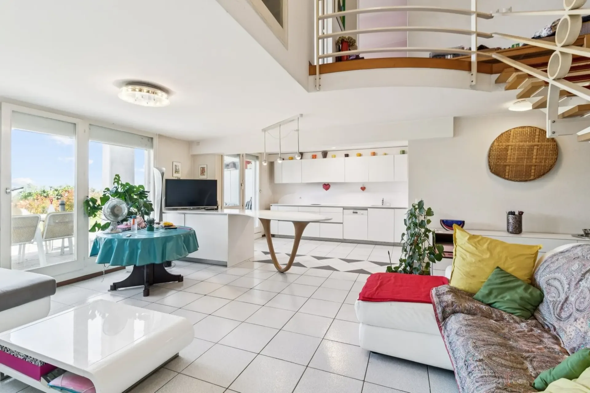 Duplex mit außergewöhnlichem Blick auf den See - Eine Terrasse am Genfersee
