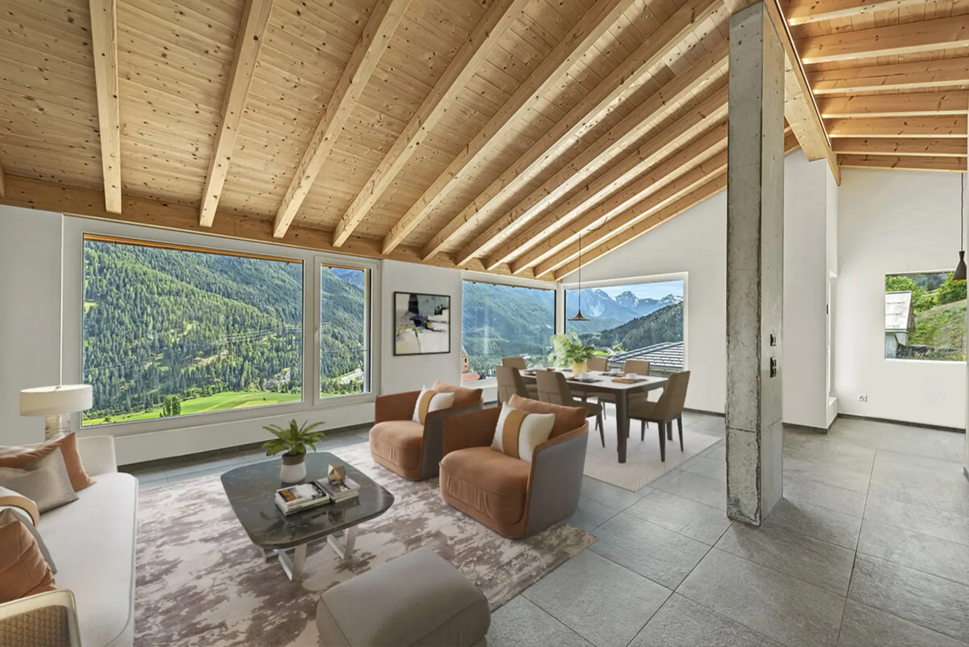 Neubau Einfamilienhaus in Ramosch - 210m² Wohnfläche