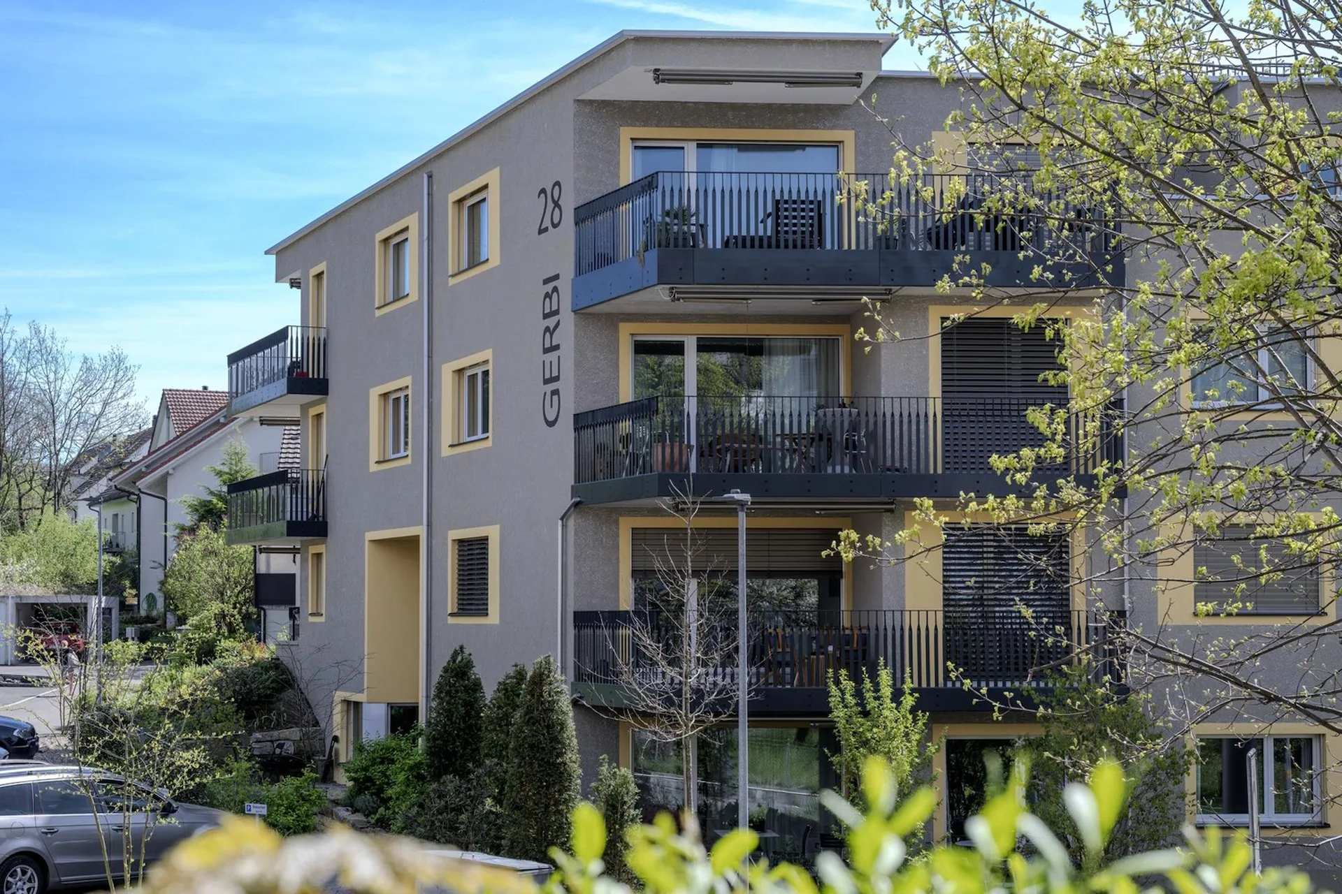 Moderne Wohnung mit eigenem Waschturm