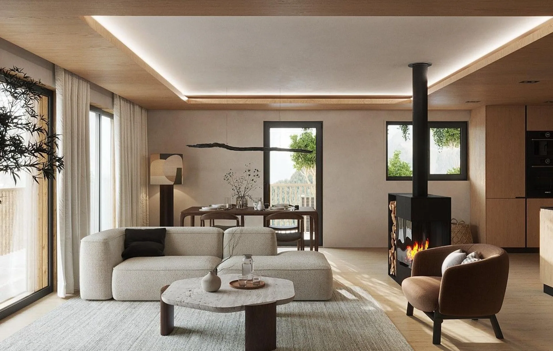 Chalet mitoyen contemporain auf Plan - 5,5 Zimmer in Euseigne (Hérémence)