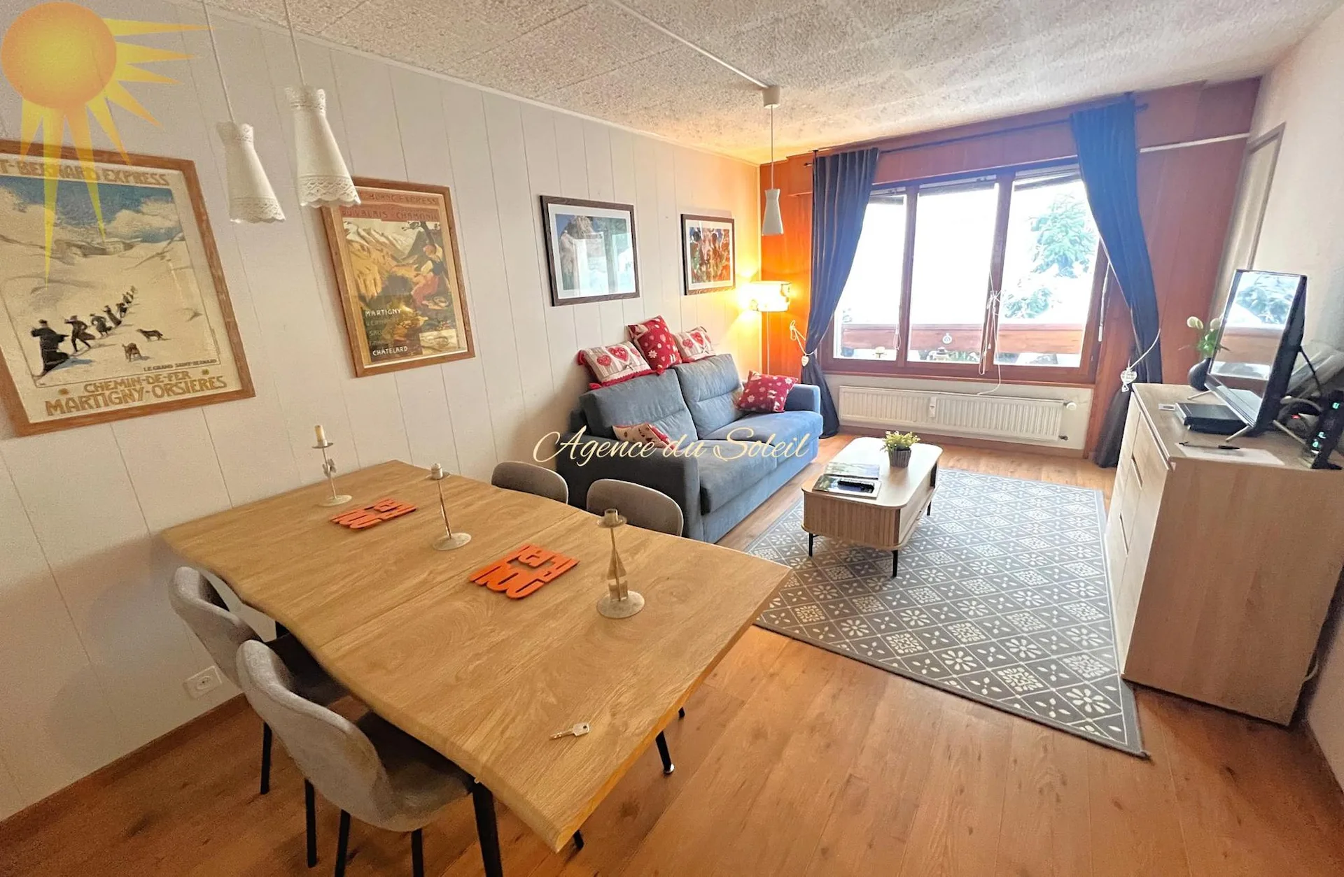 À louer au mois : Très cosy appartement de 3.5 pièces à proximité du funiculaire !