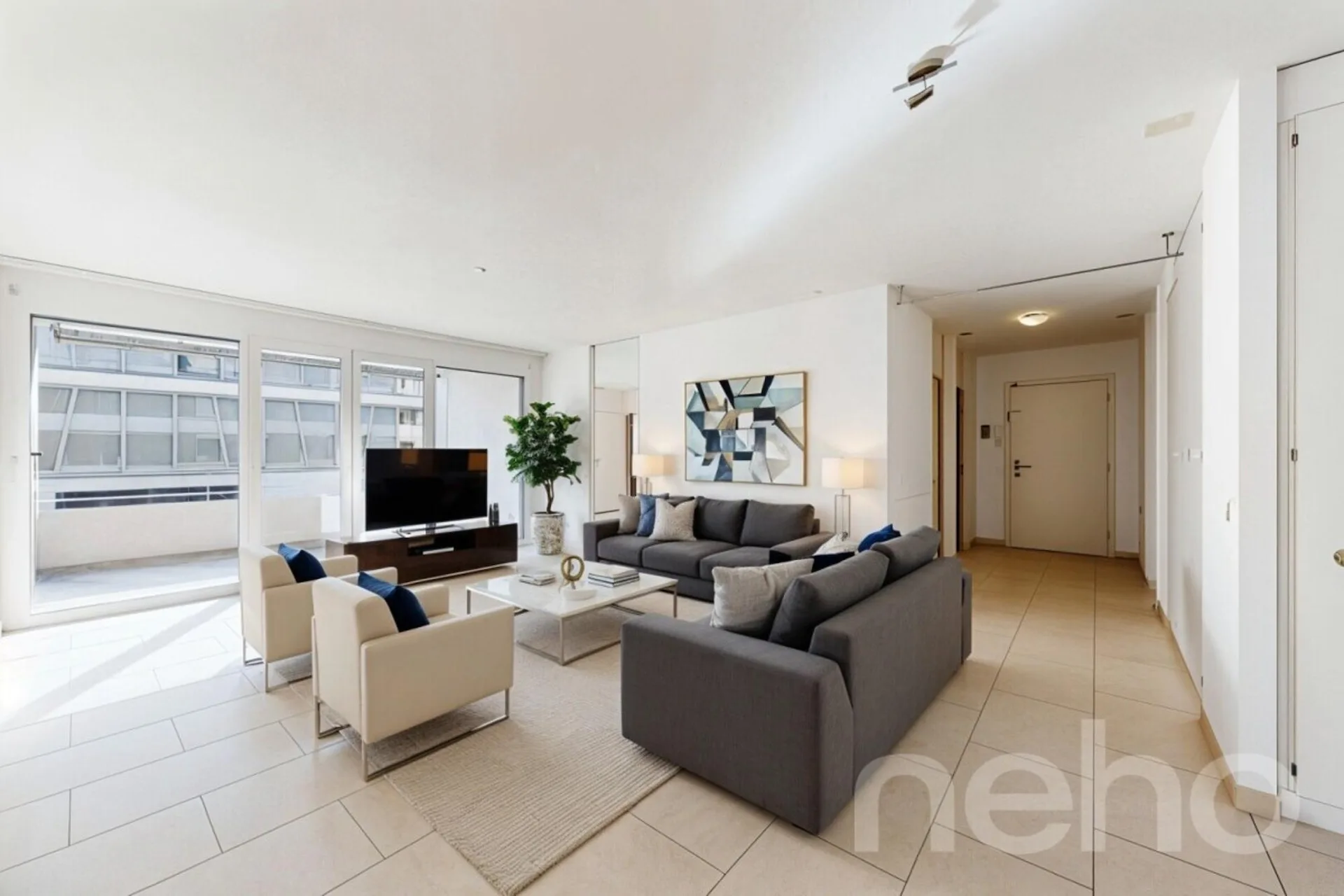 Spacieux appartement traversant avec grande terrasse