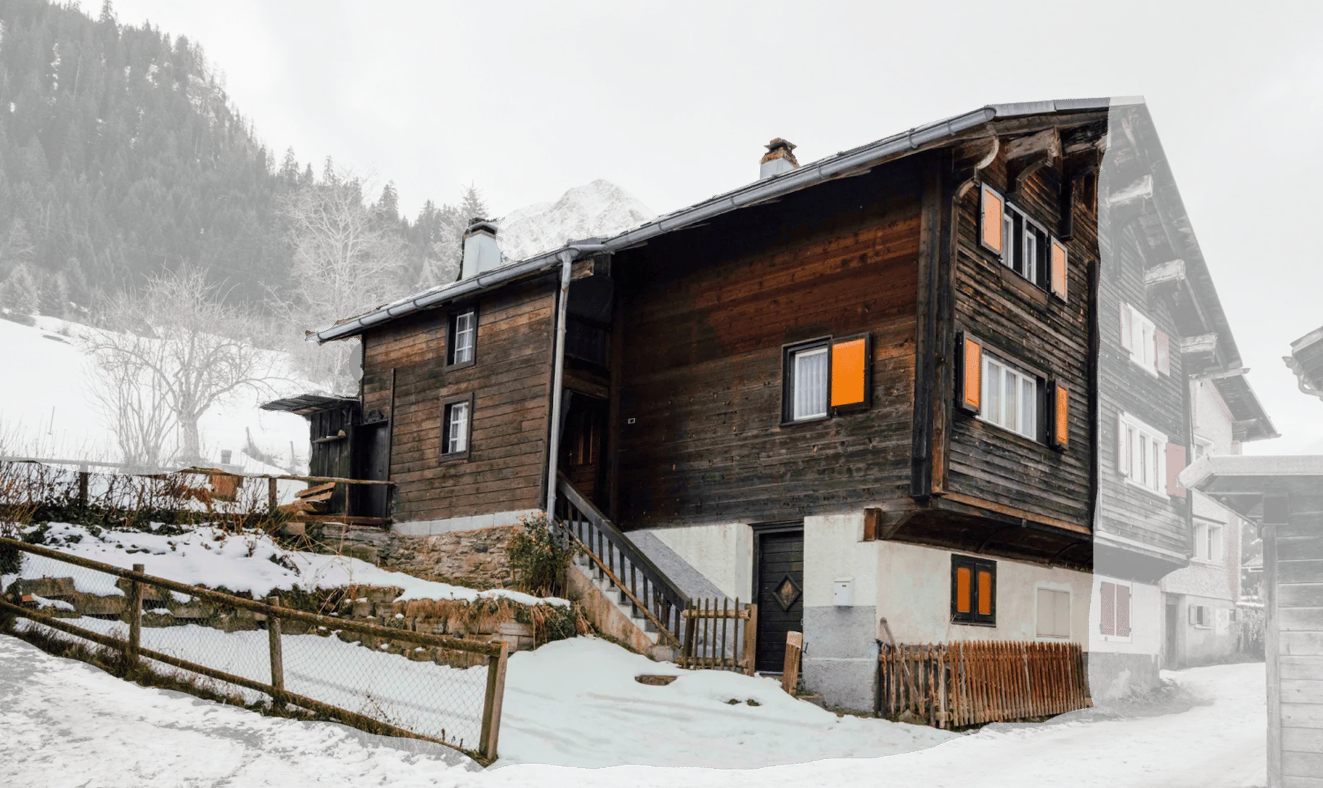 4.5-room semi-detached house in an idyllic mountain village