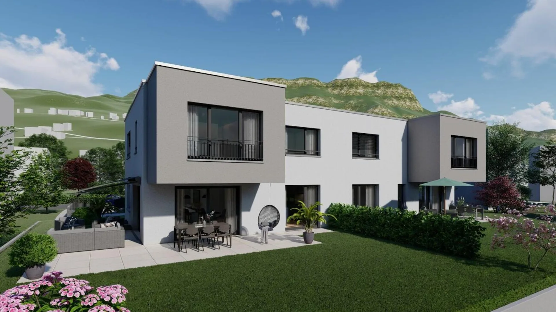 4 1/2-Zimmer Doppeleinfamilienhaus in ländlicher Umgebung
