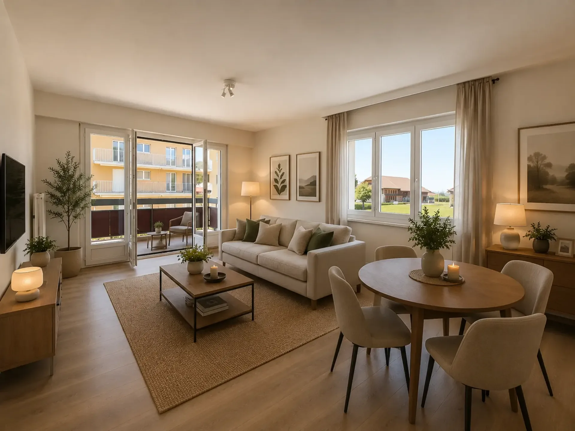 Charmanter Apartment mit 3,5 Zimmern und 83m2 in Vuisternens-en-Ogoz