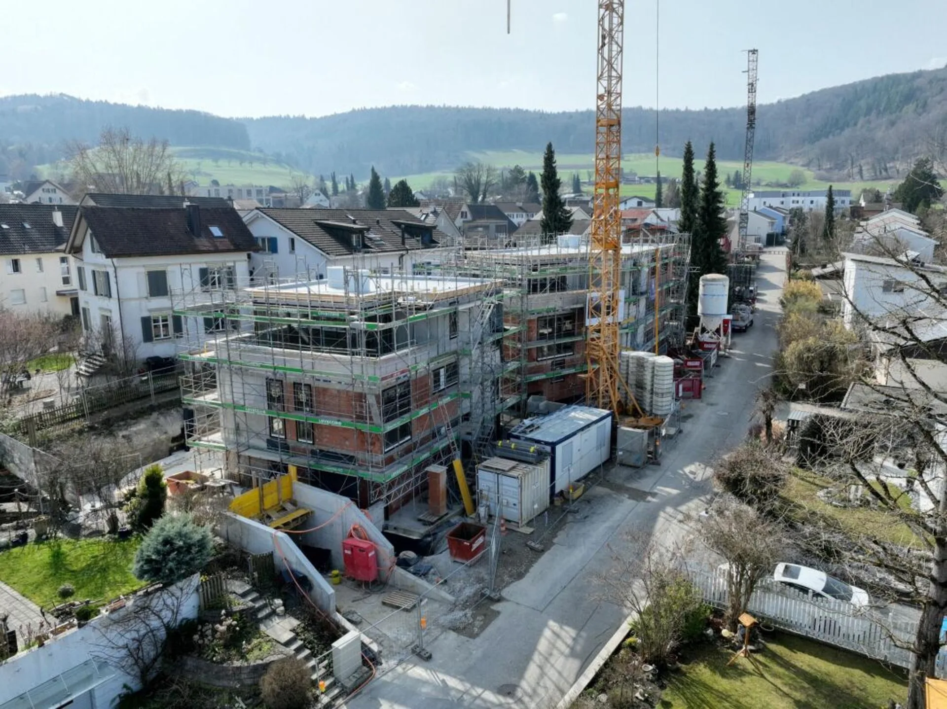 New construction project Birkenweg / Shell construction completed