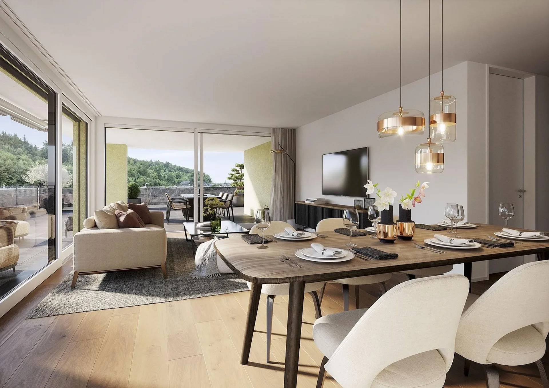 Appartement moderne de 3,5 pièces au rez-de-chaussée à Zofingen
