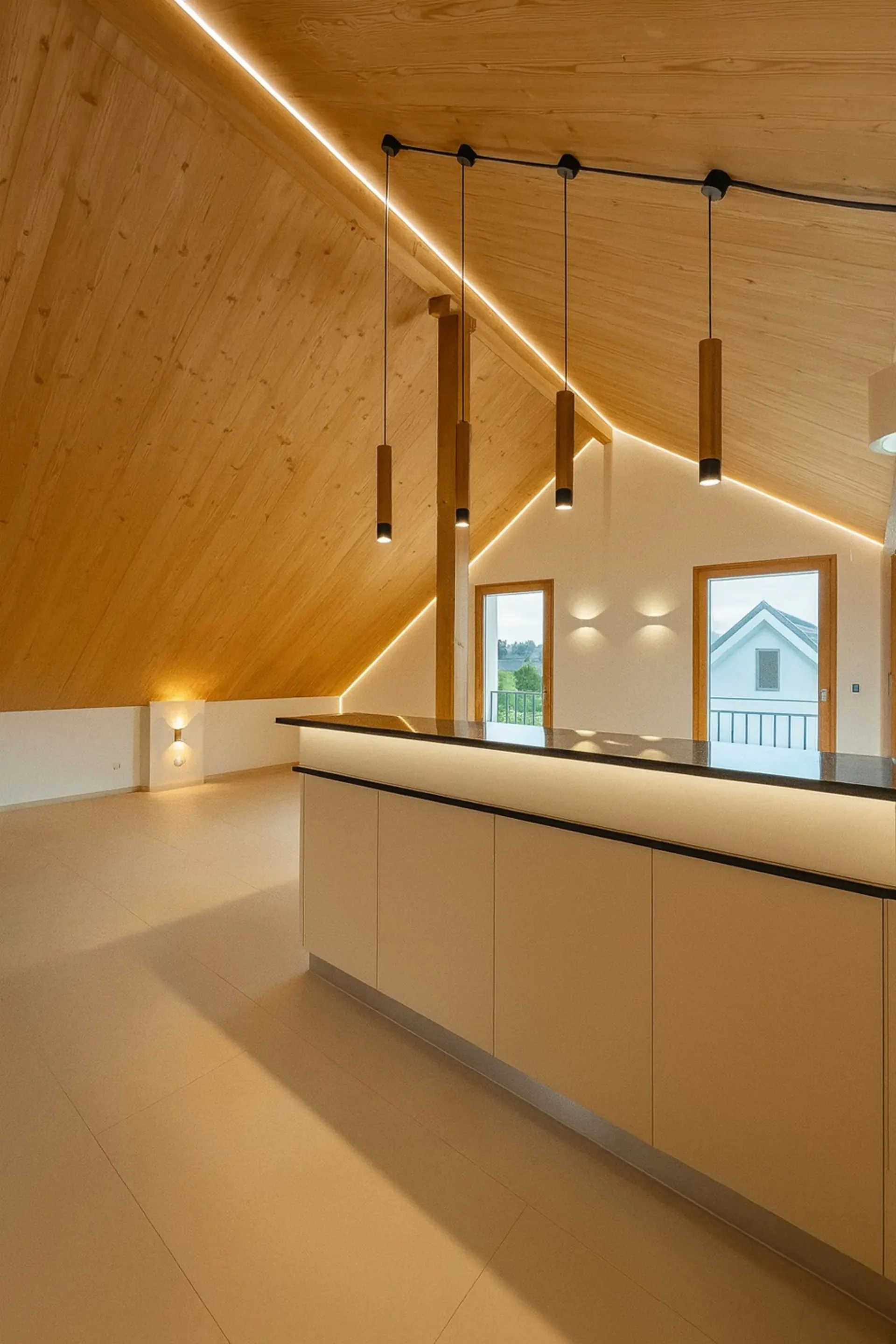 Hochwertige 3-Zimmer-Terrassenwohnung im Loftstil mit Aussicht in Rafz
