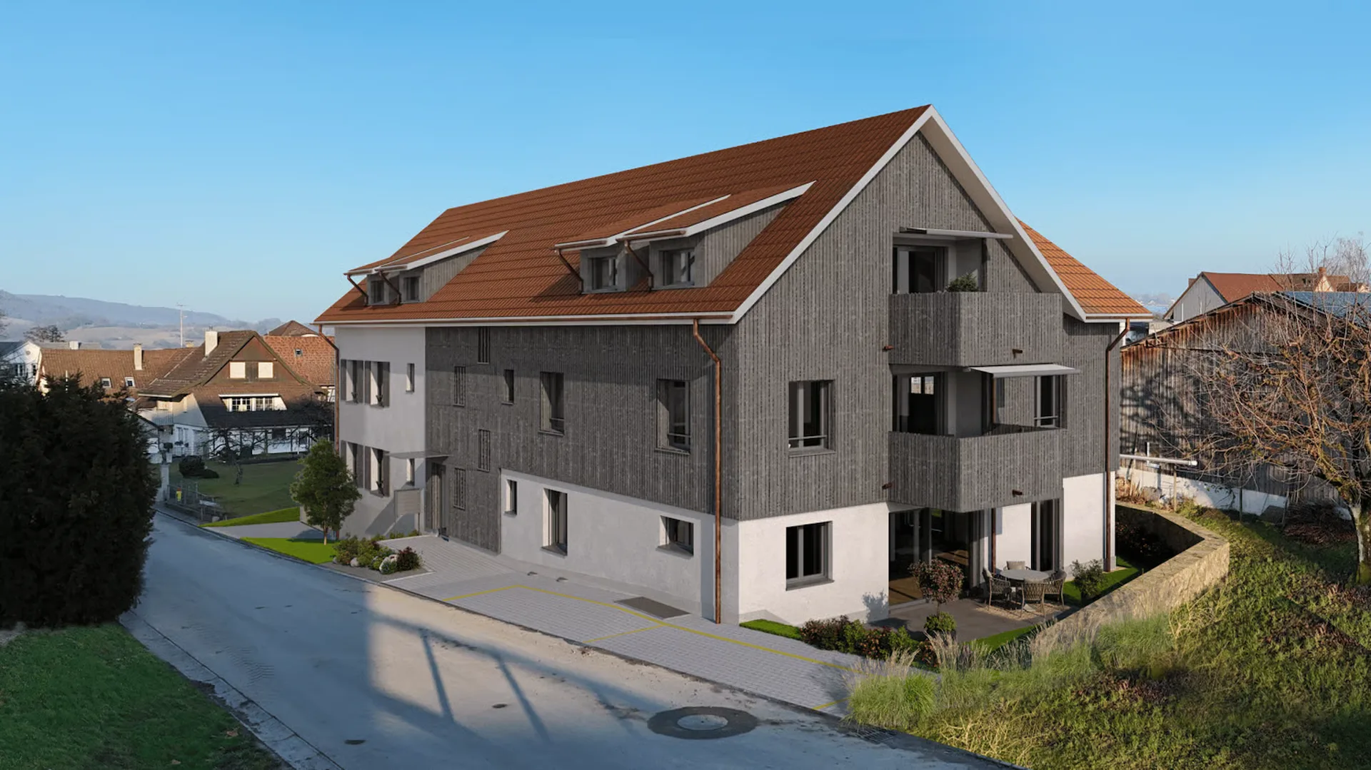 Blickfang Eschenz – Exklusive Neubauwohnungen im stilvollen Landhausstil