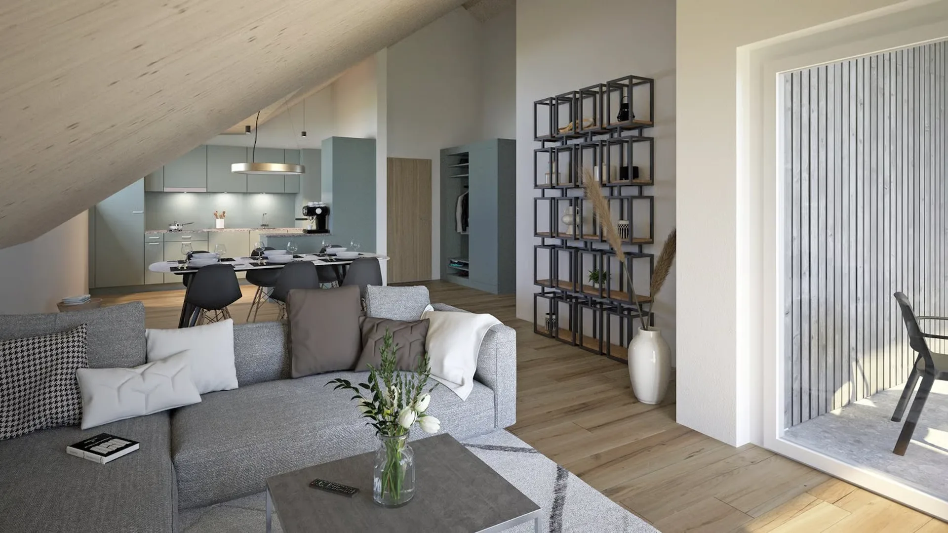 Diverse Neubau 3½-Zimmer-Dachwohnungen in Stüsslingen