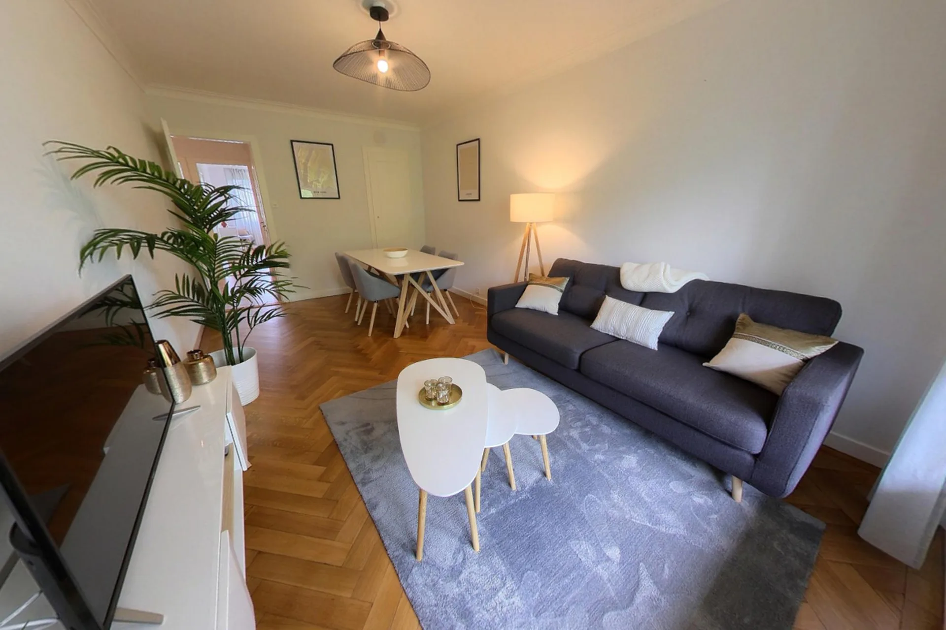 Appartement meublé 85 m2 au centre de Genève