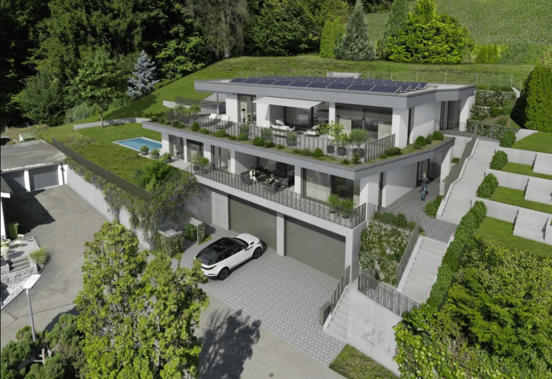 FAUNUS - Terrassenhäuser mit Waldflair