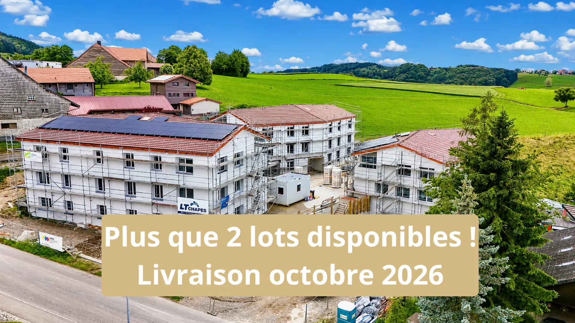 3.5 pièces avec grand balcon : Chantier ouvert !