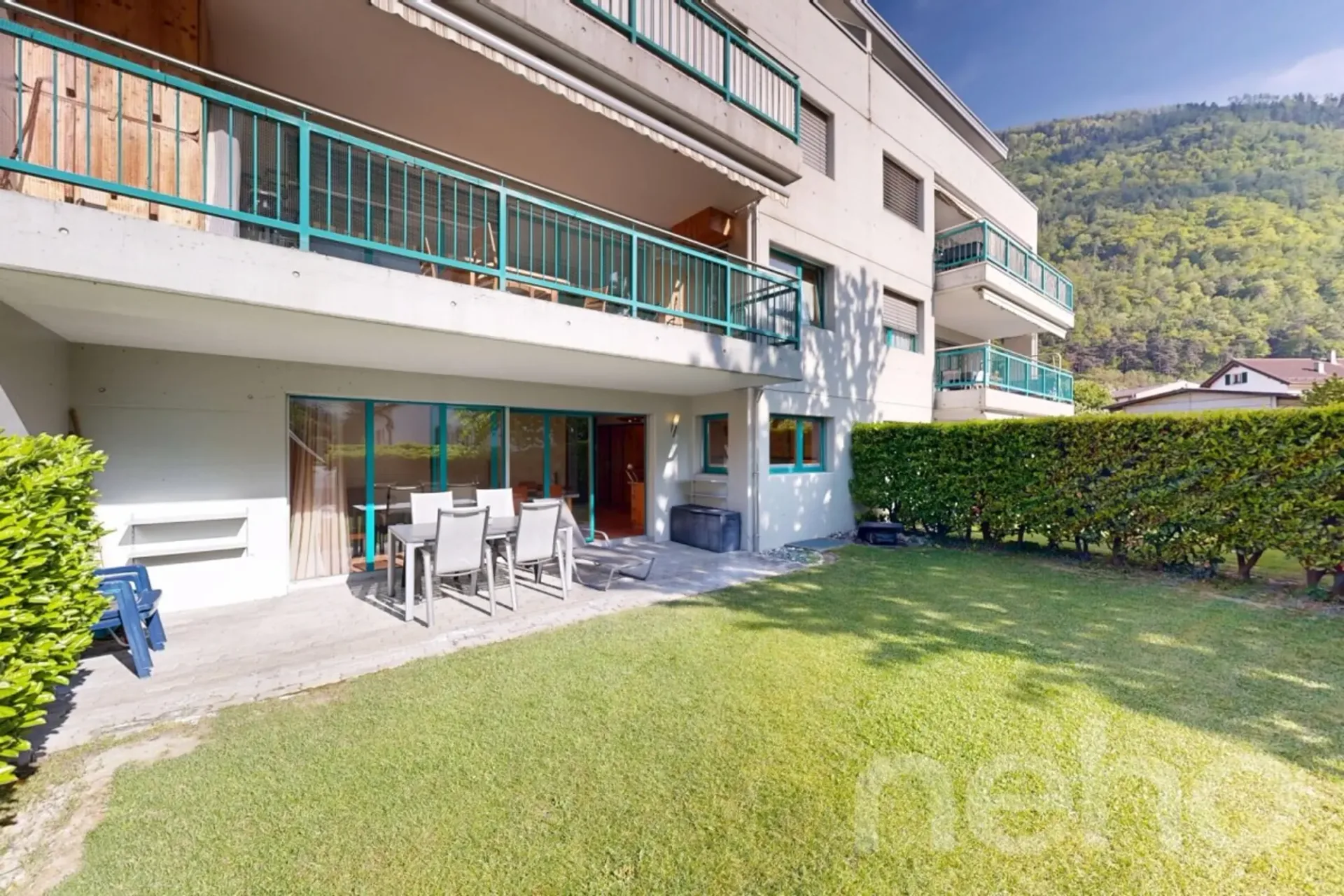 Grand jardin - à Martigny - 4,5 pièces