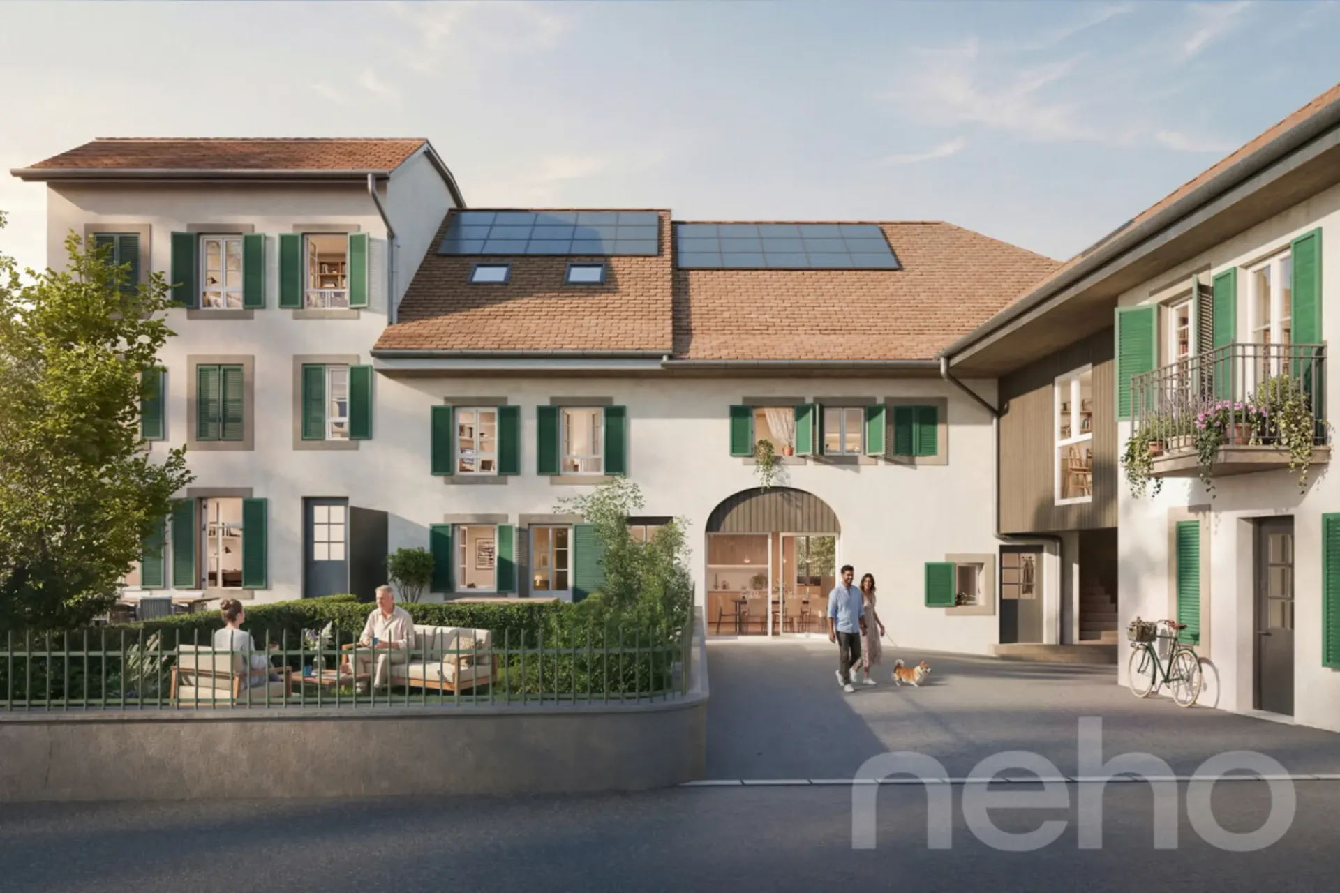 Triplex von Ausnahme mit privatem Garten - 5,5 Zimmer
