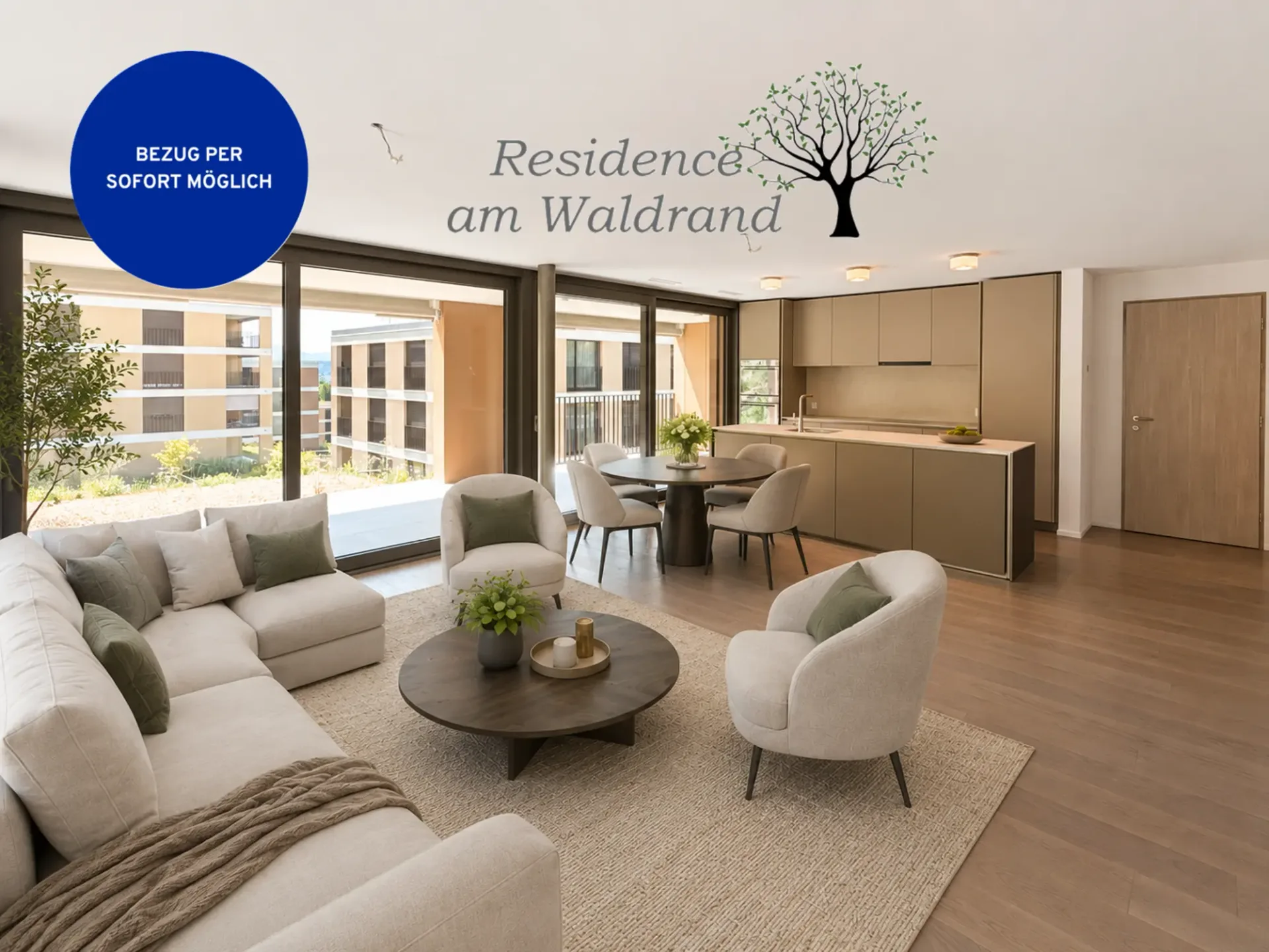 Erstbezug: Residence am Waldrand – Eigentumsstandard zwischen Luzern und Zug