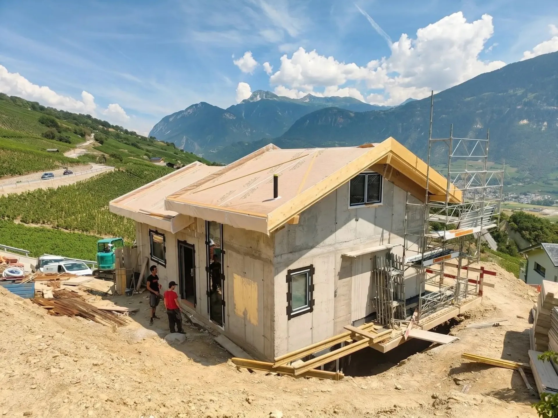 Superbe Villa de 5,5 pièces avec vue imprenable à Lens (VS).