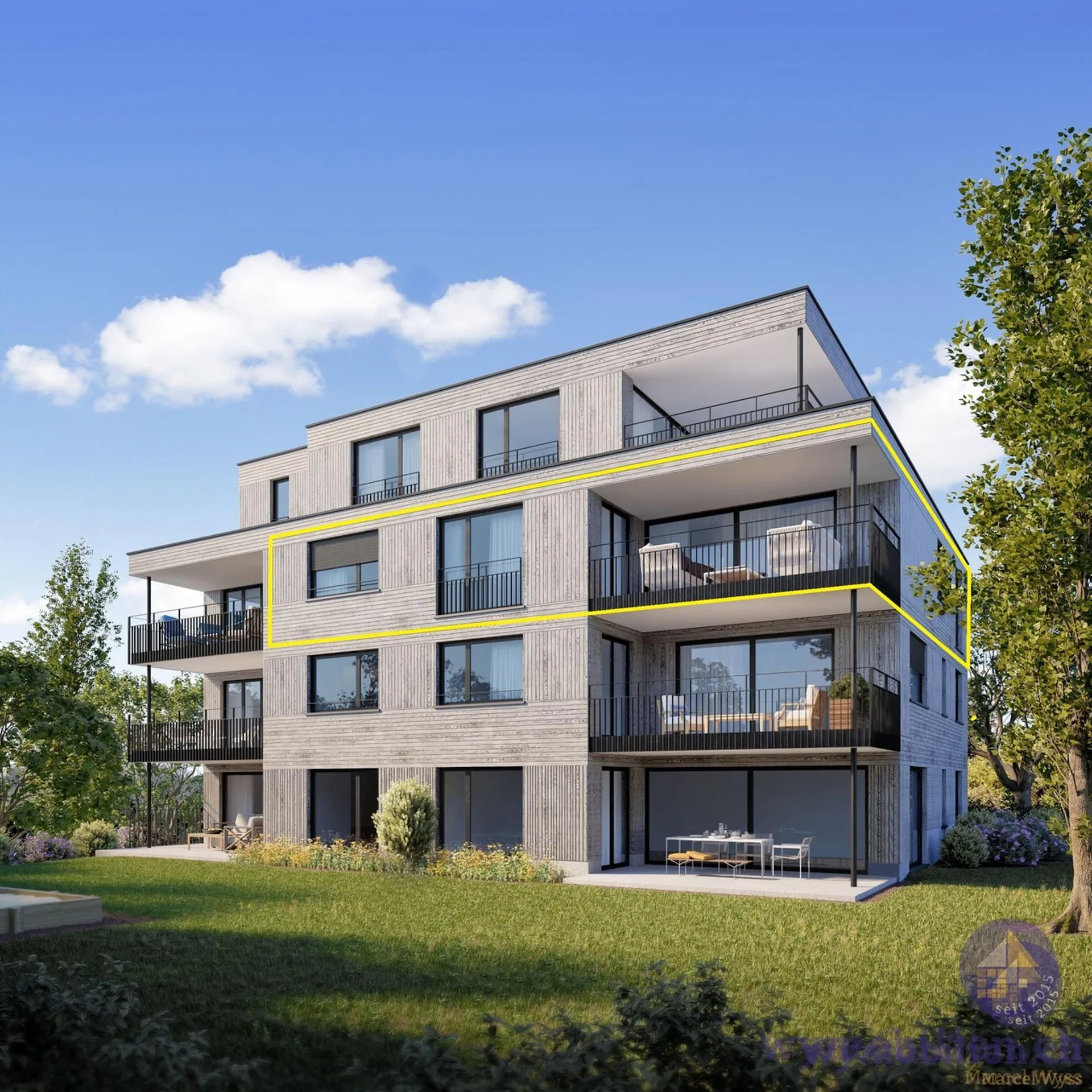 Neubau: Hochwertige 4 1/2 Eigentumswohnung in Kirchberg
