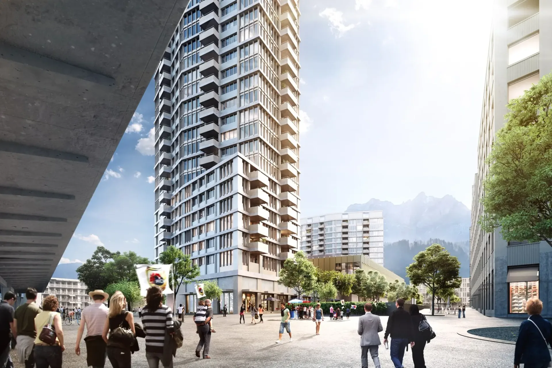 Exklusive 4.5-Zimmerwohnung im Eigentumsstandard -Willkommen im Pilatus Tower