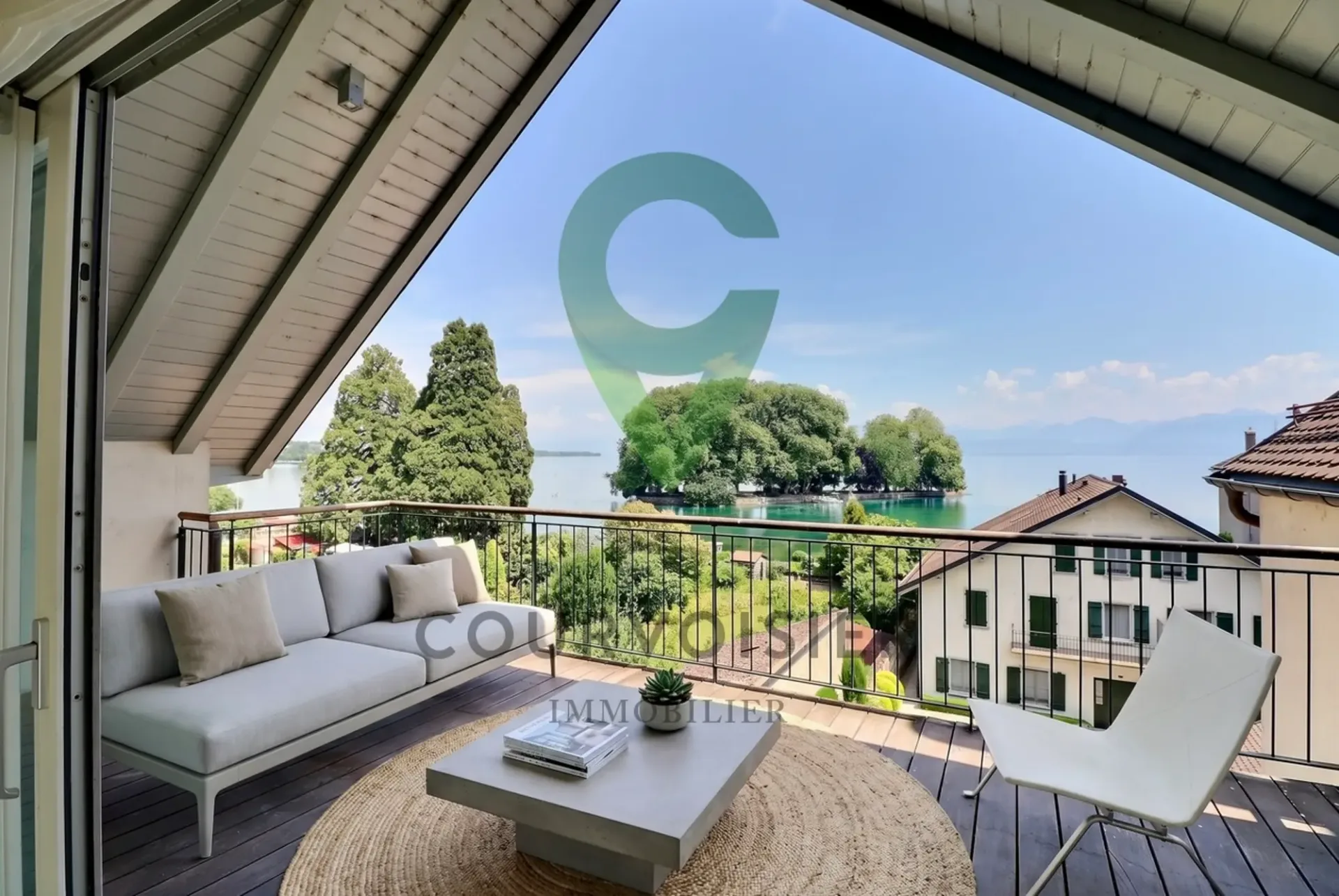 Magnifique duplex avec splendide vue sur le lac et les Alpes