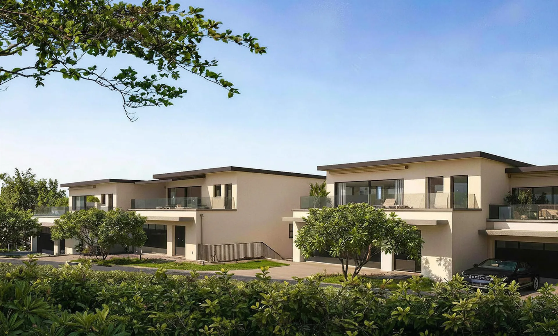 Terrassierte 5.5-Zimmer Neubau Haushälfte an erhöhter Lage