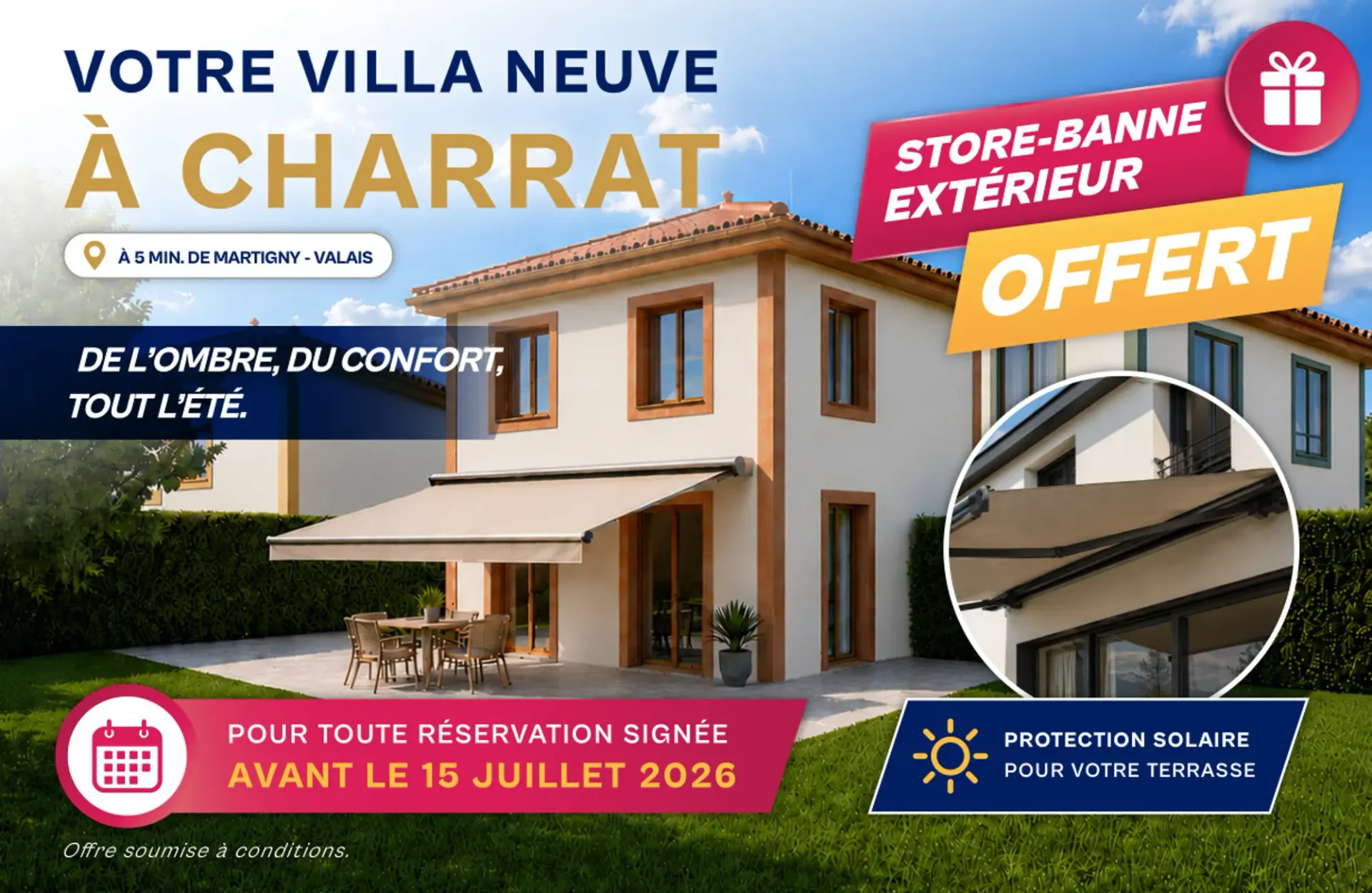 NEUVE - Jolie villa de 3.5 pièces et 92 m2 à budget maîtrisé - lot D