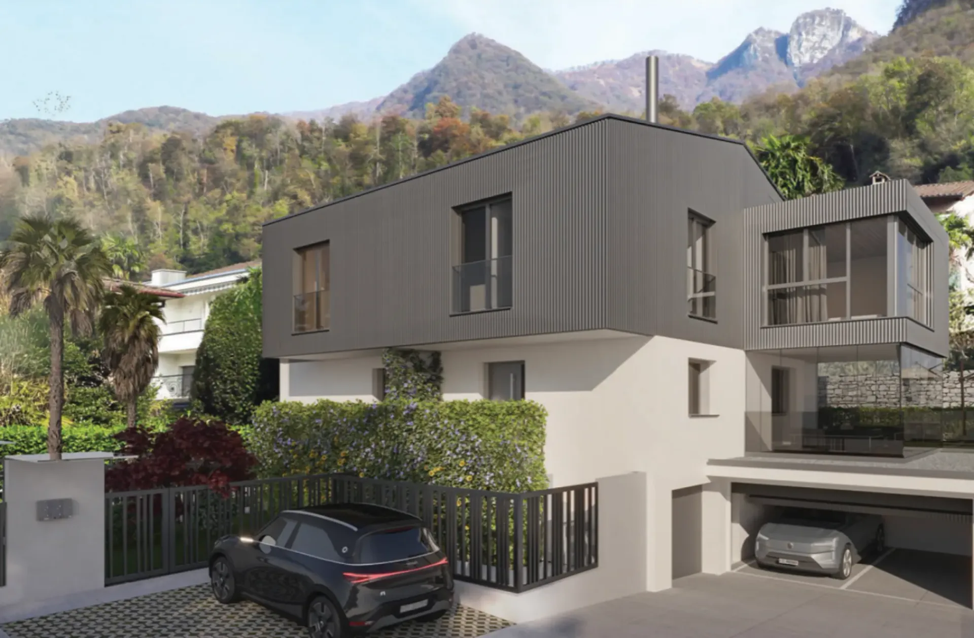 MELANO - VILLA IN COSTRUZIONE CON GIARDINO PRIVATO E AMPI SPAZI FAMILIARI