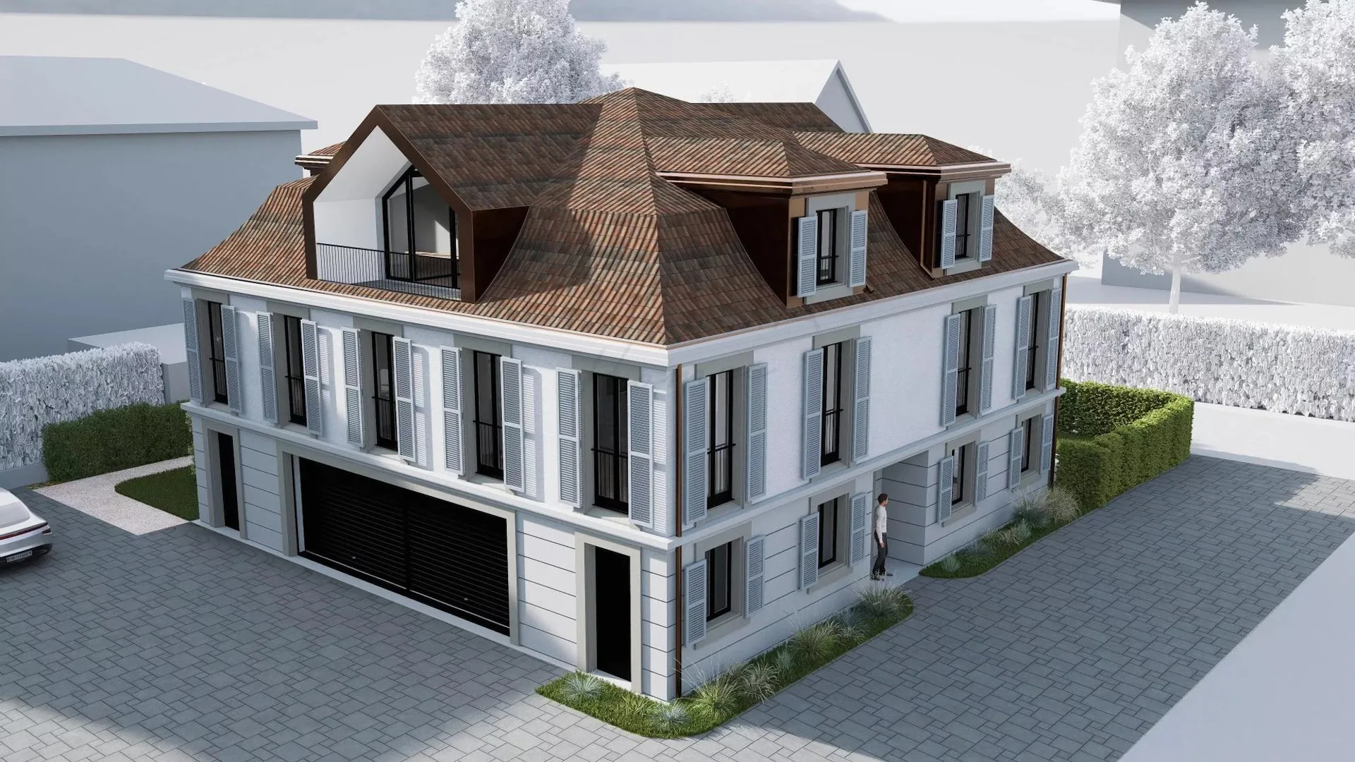 Chantier ouvert_2 Townhouses d’exception au cœur de Nyon, à deux pas du lac (Dernière disponible)