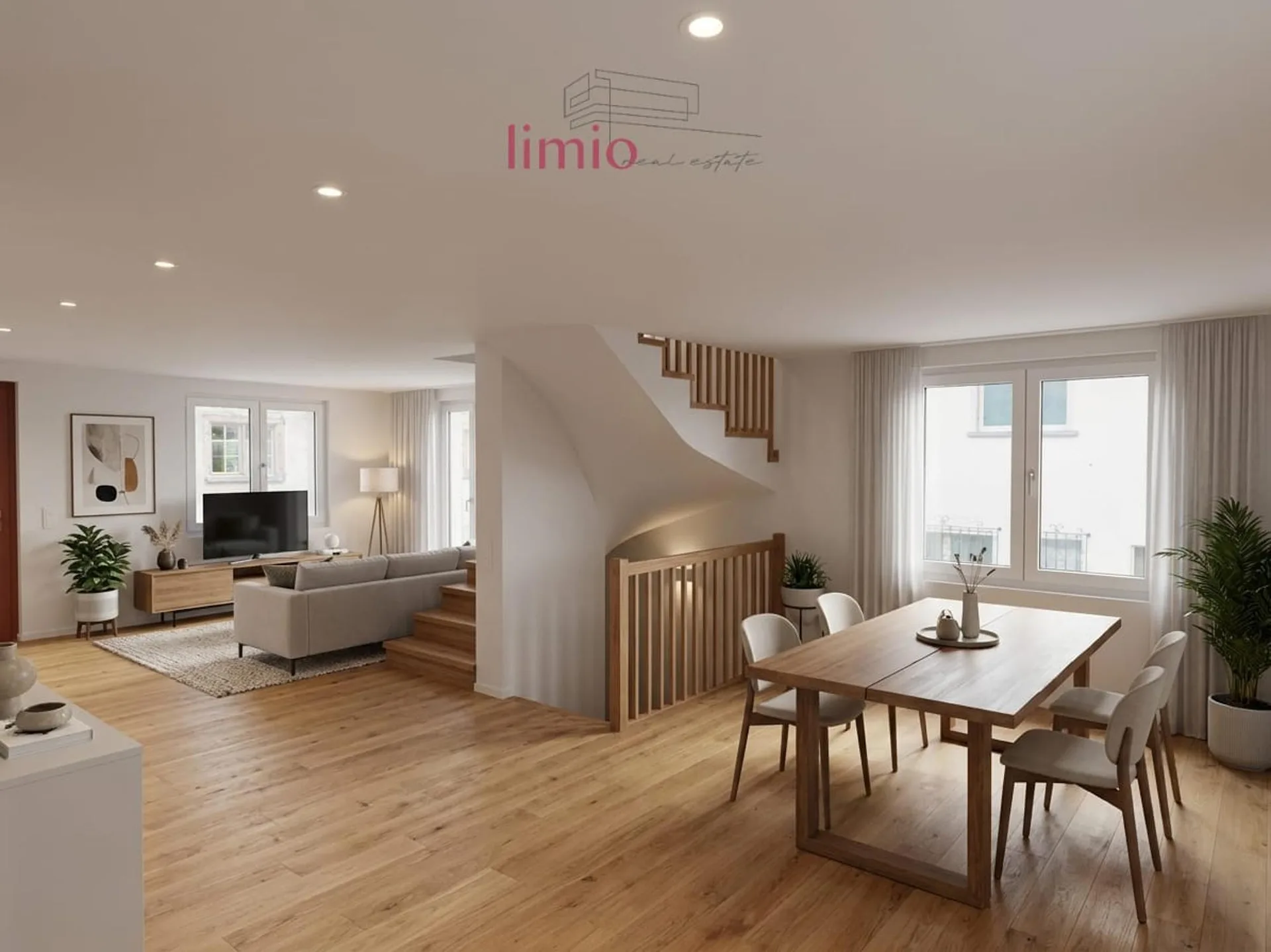3.5-room single-family house with large additional area and garage for sale in Thundorf